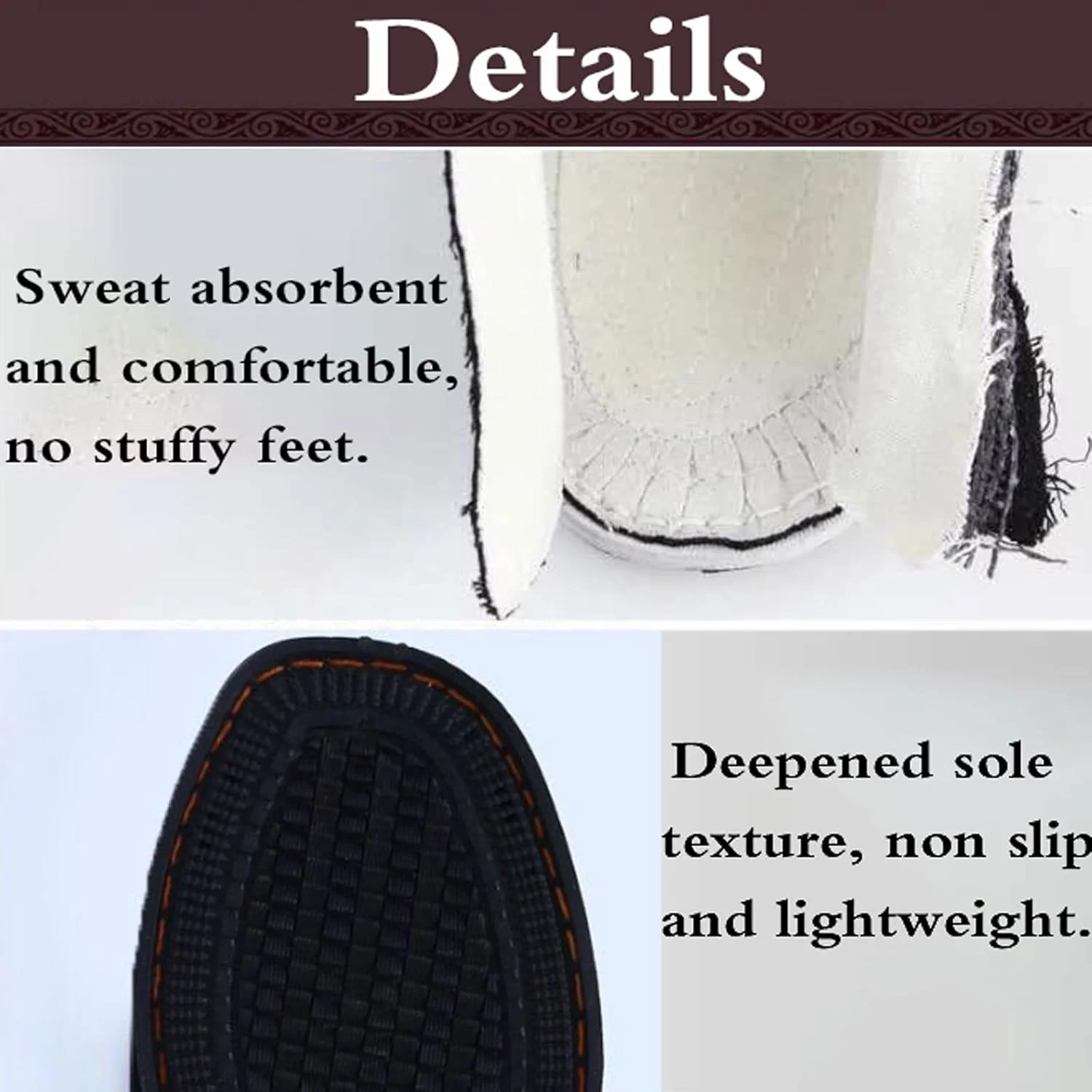 کفش پارچه ای سنتی، کفش هنرهای رزمی سنتی چینی، کفش تمرینی چی گونگ، مقاوم در برابر سایش، کشش خوب، برای گردش های روزانه، پیاده روی و دویدن کفش پارچه ای سنتی، کفش هنرهای رزمی سنتی چینی، کفش تمرینی چی گونگ، مقاوم در برابر سایش، کشش خوب، برای گردش های روزانه، پیاده روی و دویدن