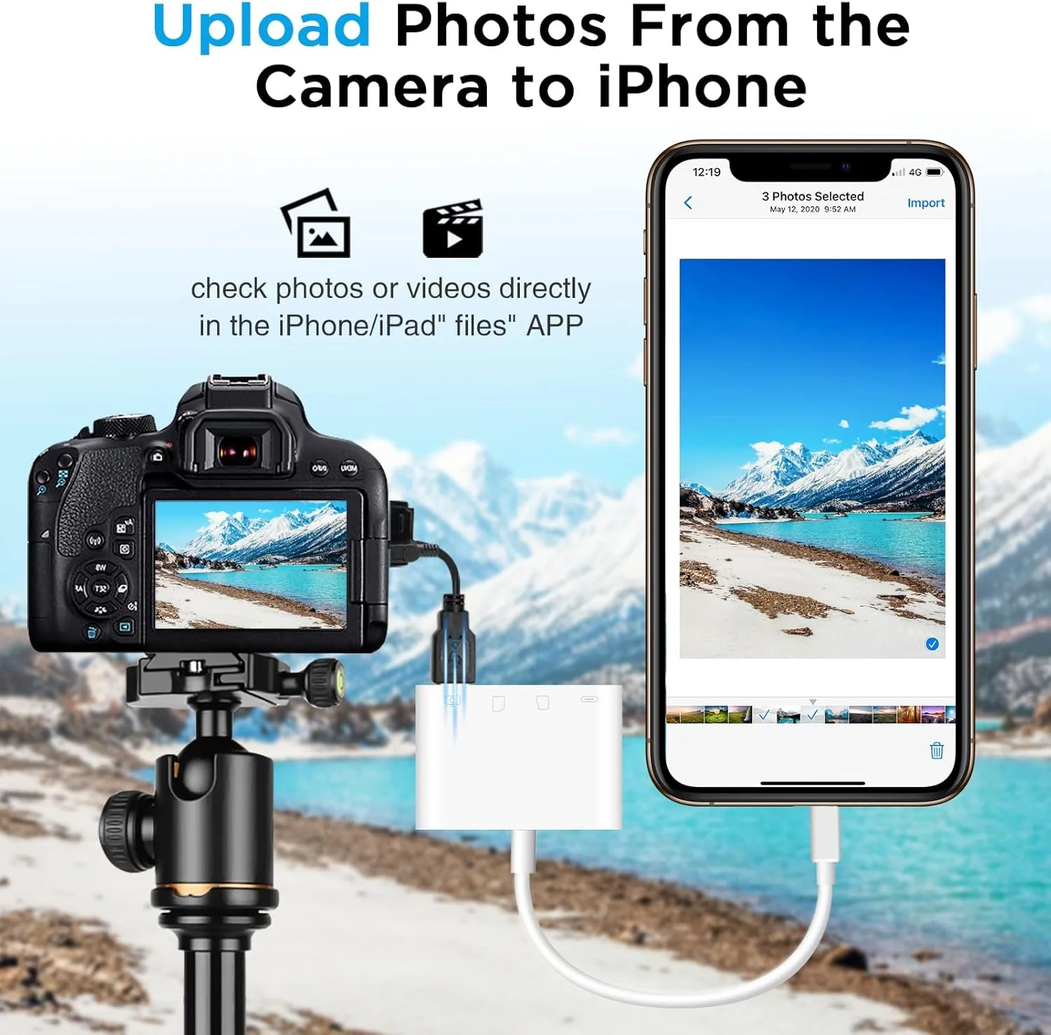 آداپتور کارت خوان SD تریفی برای آیفون و آیپد، آداپتور دوربین USB قابل حمل 3 در 1 USB Female OTG سازگار با کارت SD/TF، کارت خوان حافظه قابل حمل برای آیفون و آیپد آداپتور کارت خوان SD تریفی برای آیفون و آیپد، آداپتور دوربین USB قابل حمل 3 در 1 USB Female OTG سازگار با کارت SD/TF، کارت خوان حافظه قابل حمل برای آیفون و آیپد