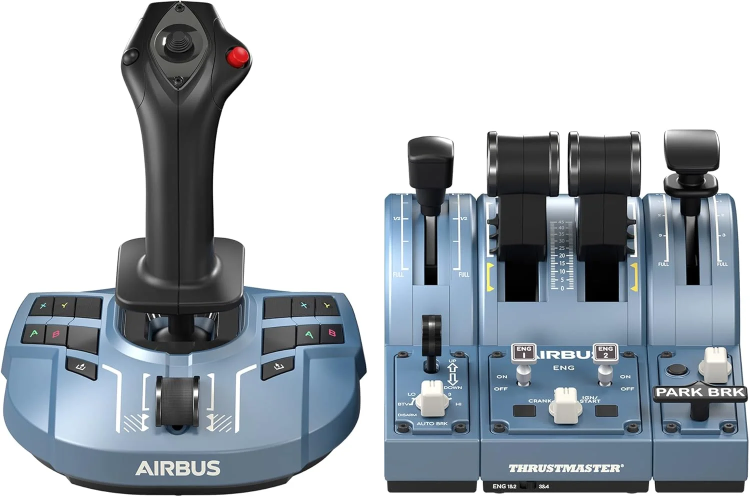 مجموعه Thrustmaster TCA Captain Pack X Airbus Edition - جوی استیک پرواز و کوادرانت دریچه گاز با دقت بالا برای Xbox Series X|S، Xbox One و PC