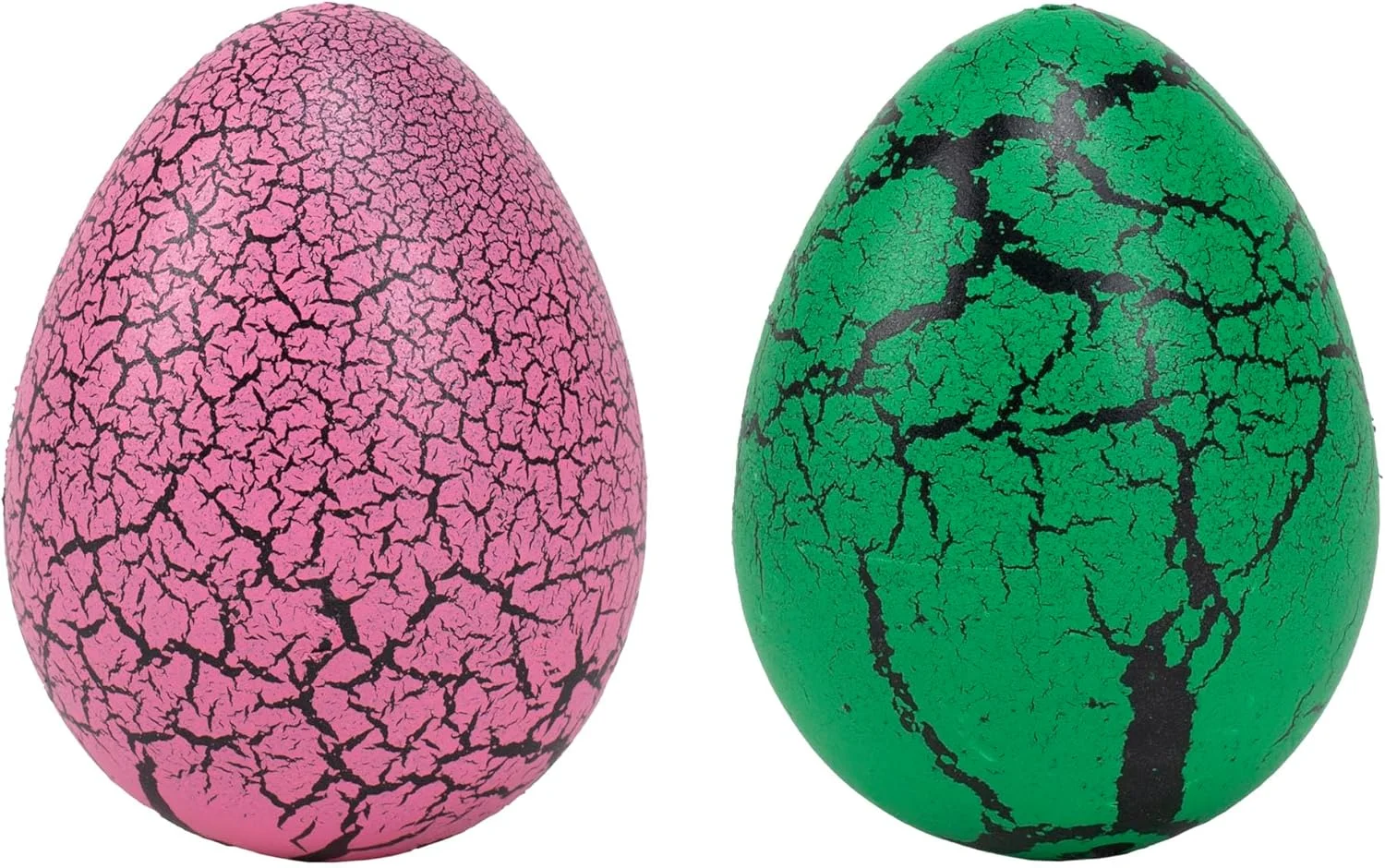 تخم اژدهای شانسی در حال رشد، اسباب بازی جدید کودکان - بسته 2 عددی، صورتی و سبز