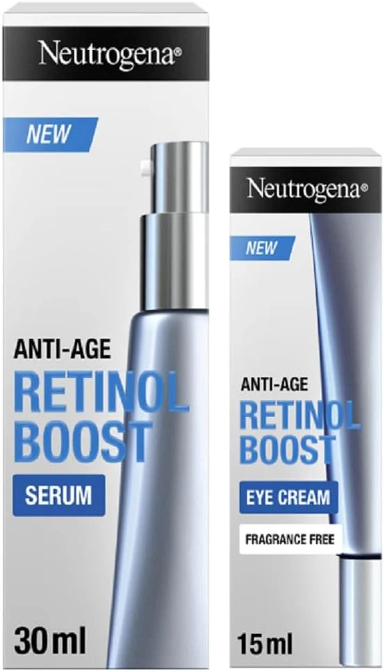 کرم دور چشم نوتروژینا Retinol Boost، 15 میلی لیتر + سرم نوتروژینا Retinol Boost، 30 میلی لیتر کرم دور چشم نوتروژینا Retinol Boost، 15 میلی لیتر + سرم نوتروژینا Retinol Boost، 30 میلی لیتر