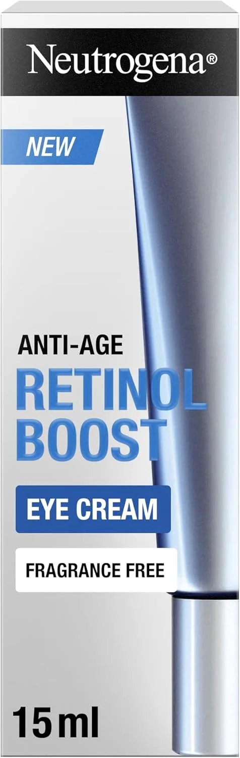 کرم دور چشم نوتروژینا، رتینول بوست، توسعه یافته با متخصصین پوست برای مبارزه با علائم قابل مشاهده پیری با بهبود رنگ و بافت پوست و کاهش ظاهر خطوط ریز، 15 میلی لیتر کرم دور چشم نوتروژینا، رتینول بوست، توسعه یافته با متخصصین پوست برای مبارزه با علائم قابل مشاهده پیری با بهبود رنگ و بافت پوست و کاهش ظاهر خطوط ریز، 15 میلی لیتر