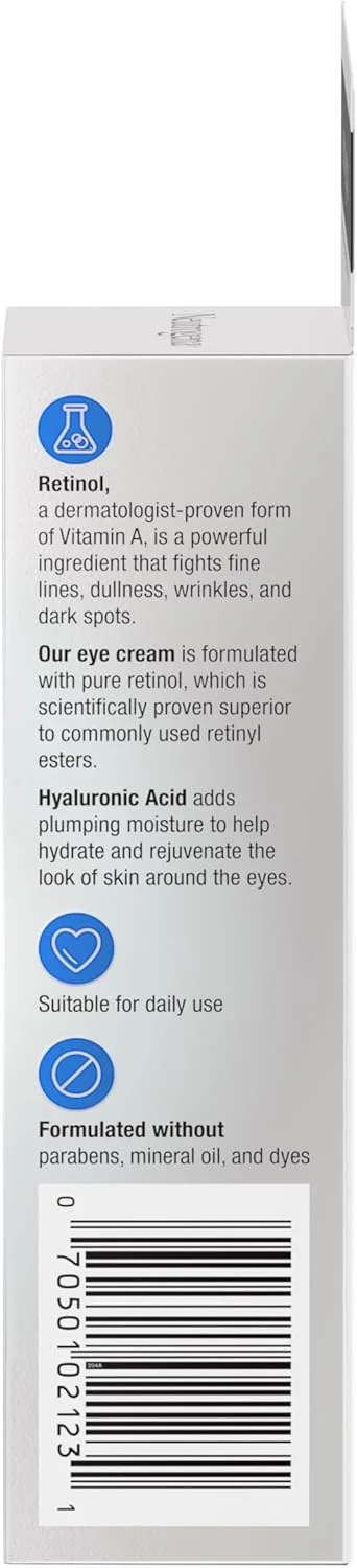 کرم دور چشم ضد چروک نوتروژینا Rapid Wrinkle Repair برای سیاهی و پف زیر چشم، حاوی هیالورونیک اسید، گلیسیرین و رتینول، 15 میلی لیتر کرم دور چشم ضد چروک نوتروژینا Rapid Wrinkle Repair برای سیاهی و پف زیر چشم، حاوی هیالورونیک اسید، گلیسیرین و رتینول، 15 میلی لیتر