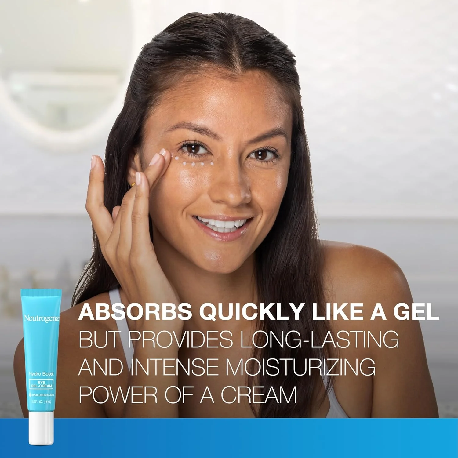 کرم دور چشم نوتروژینا Hydro Boost، مرطوب کننده دور چشم حاوی هیالورونیک اسید، بدون عطر و غیر کومدوژنیک، 15 میلی لیتر کرم دور چشم نوتروژینا Hydro Boost، مرطوب کننده دور چشم حاوی هیالورونیک اسید، بدون عطر و غیر کومدوژنیک، 15 میلی لیتر