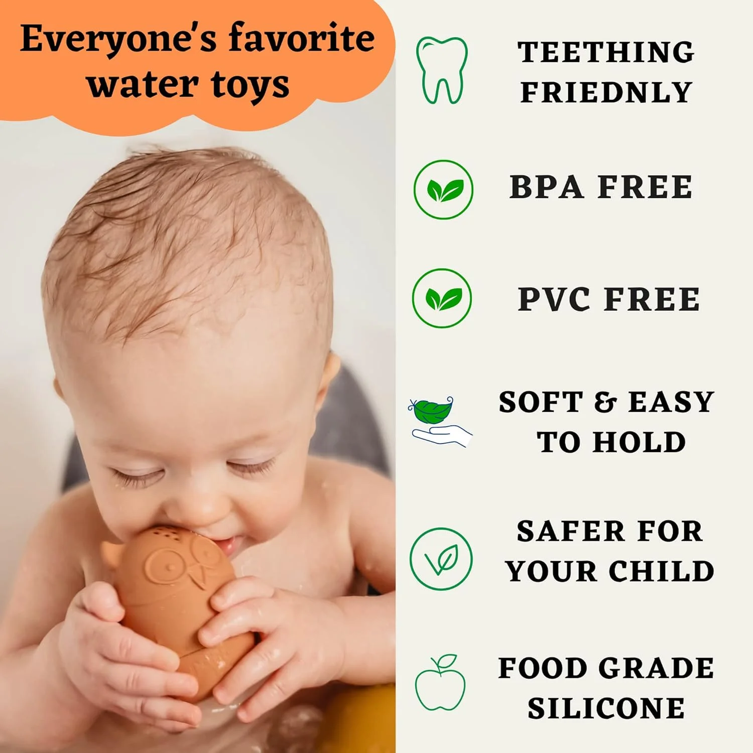 اسباب بازی های حمام سیلیکونی خرسی بامبل، اسباب بازی های حمام کودک 6-12 ماهه، کودکان نوپا 1-3 ساله، اسباب بازی وان نوزاد غیر سمی، اسباب بازی های آبی، اسباب بازی استخر، قابل شستشو در ماشین ظرفشویی (مرجانی) اسباب بازی های حمام سیلیکونی خرسی بامبل، اسباب بازی های حمام کودک 6-12 ماهه، کودکان نوپا 1-3 ساله، اسباب بازی وان نوزاد غیر سمی، اسباب بازی های آبی، اسباب بازی استخر، قابل شستشو در ماشین ظرفشویی (مرجانی)