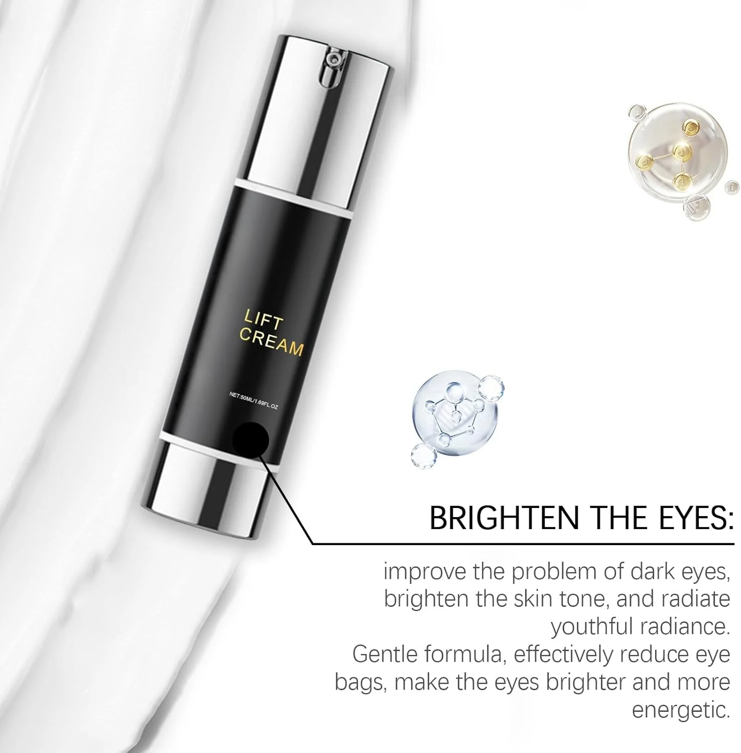 کرم دور چشم سفت کننده 50 میلی لیتر، کرم ضد پیری برای پوست صاف تر، کاهش خطوط ریز و چین و چروک دور چشم، مرطوب کننده عمیق و سفت کننده ناحیه ظریف چشم، افزایش خاصیت ارتجاعی کرم دور چشم سفت کننده 50 میلی لیتر، کرم ضد پیری برای پوست صاف تر، کاهش خطوط ریز و چین و چروک دور چشم، مرطوب کننده عمیق و سفت کننده ناحیه ظریف چشم، افزایش خاصیت ارتجاعی