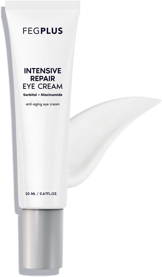 کرم دور چشم FEGPLUS، درمان تیرگی دور چشم برای مراقبت از چروک (20 میلی لیتر)، ژل کرم ضد پیری برای صاف کردن خطوط ریز و آبرسانی ناحیه چشم با سوربیتول و 15% نیاسینامید، محافظت در برابر UVA و UVB کرم دور چشم FEGPLUS، درمان تیرگی دور چشم برای مراقبت از چروک (20 میلی لیتر)، ژل کرم ضد پیری برای صاف کردن خطوط ریز و آبرسانی ناحیه چشم با سوربیتول و 15% نیاسینامید، محافظت در برابر UVA و UVB