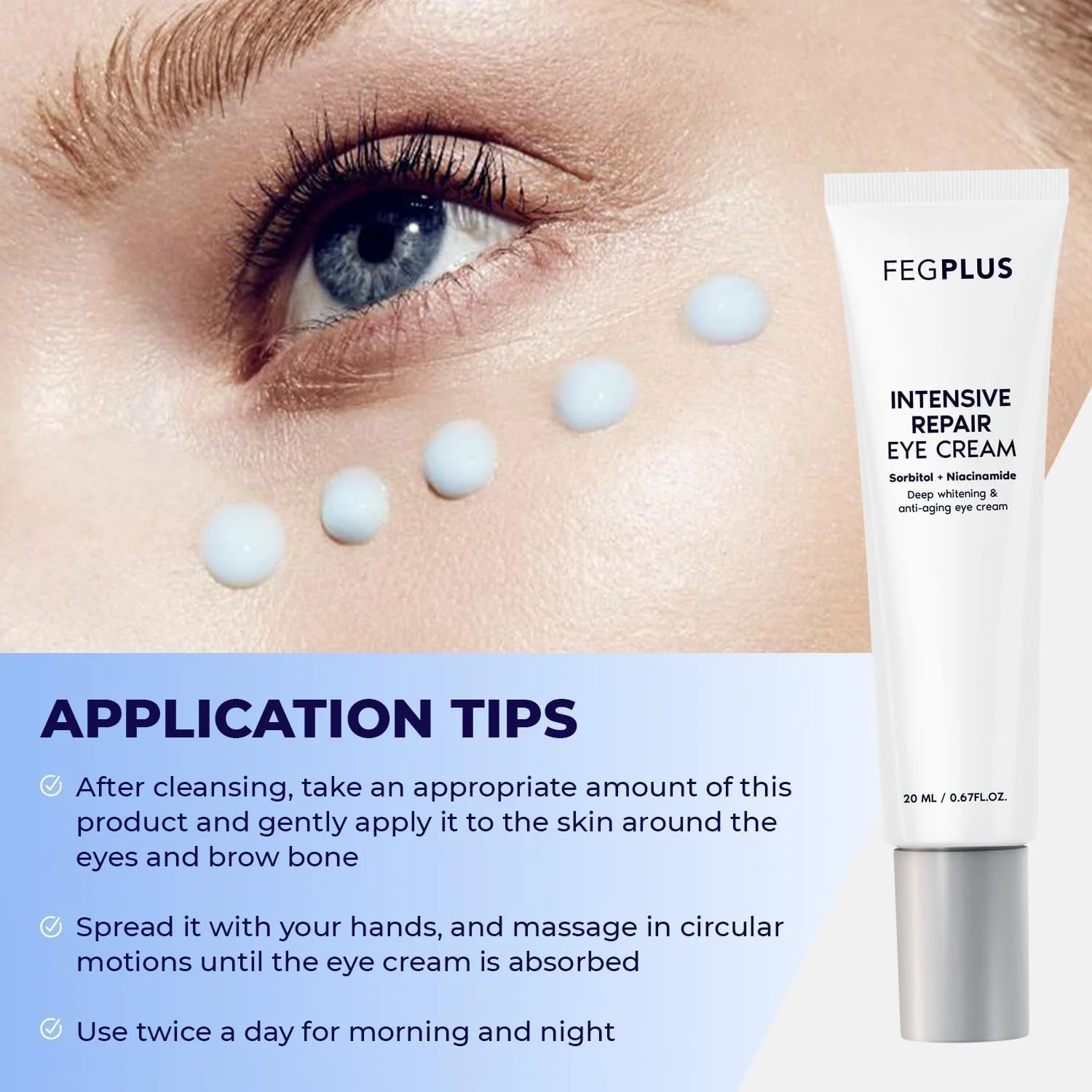 کرم دور چشم 2 عددی به همراه هدیه رایگان کیت طراحی ابرو تک مرحله ای برای رفع تیرگی، مراقبت از چین و چروک (20 میلی لیتر) ژل کرم ضد پیری برای صاف کردن خطوط ریز و آبرسانی ناحیه دور چشم کرم دور چشم 2 عددی به همراه هدیه رایگان کیت طراحی ابرو تک مرحله ای برای رفع تیرگی، مراقبت از چین و چروک (20 میلی لیتر) ژل کرم ضد پیری برای صاف کردن خطوط ریز و آبرسانی ناحیه دور چشم