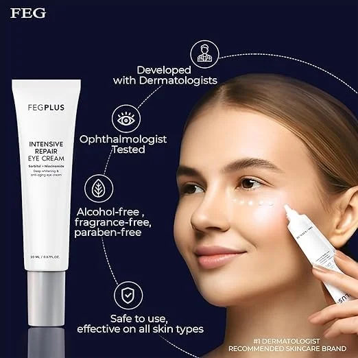 کرم دور چشم ضد پیری، سرم سیاهی دور چشم، چین و چروک و پف زیر چشم، حاوی HA و 15% نیاسینامید، محافظت در برابر UVA و UVB (20ml) کرم دور چشم ضد پیری، سرم سیاهی دور چشم، چین و چروک و پف زیر چشم، حاوی HA و 15% نیاسینامید، محافظت در برابر UVA و UVB (20ml)