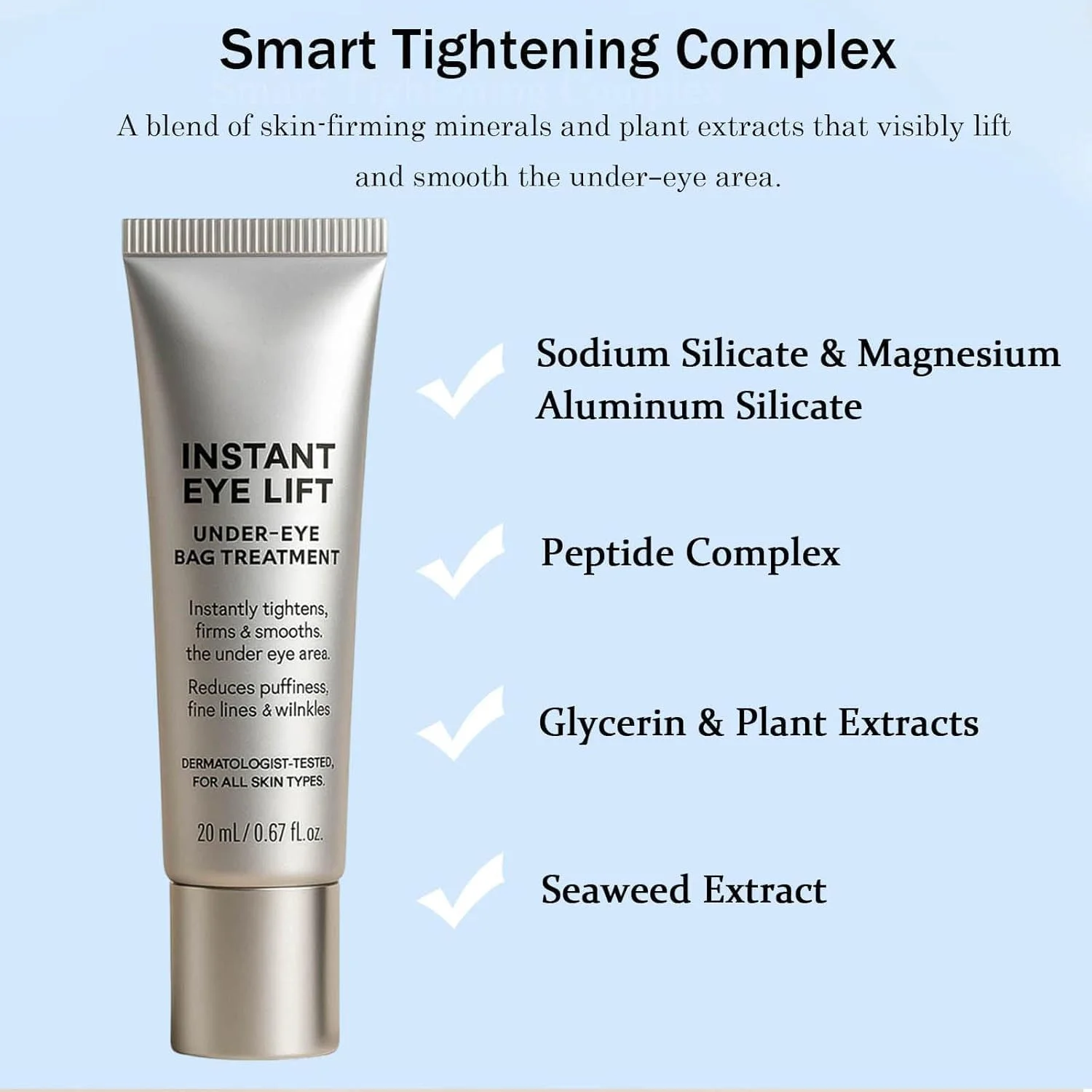 کرم سفت کننده دور چشم پرفکشن LBOYLOVE® – کرم سفت کننده فوری و موقت زیر چشم، فرمول استفاده آسان و پف کردگی، 20 میلی لیتر کرم سفت کننده دور چشم پرفکشن LBOYLOVE® – کرم سفت کننده فوری و موقت زیر چشم، فرمول استفاده آسان و پف کردگی، 20 میلی لیتر