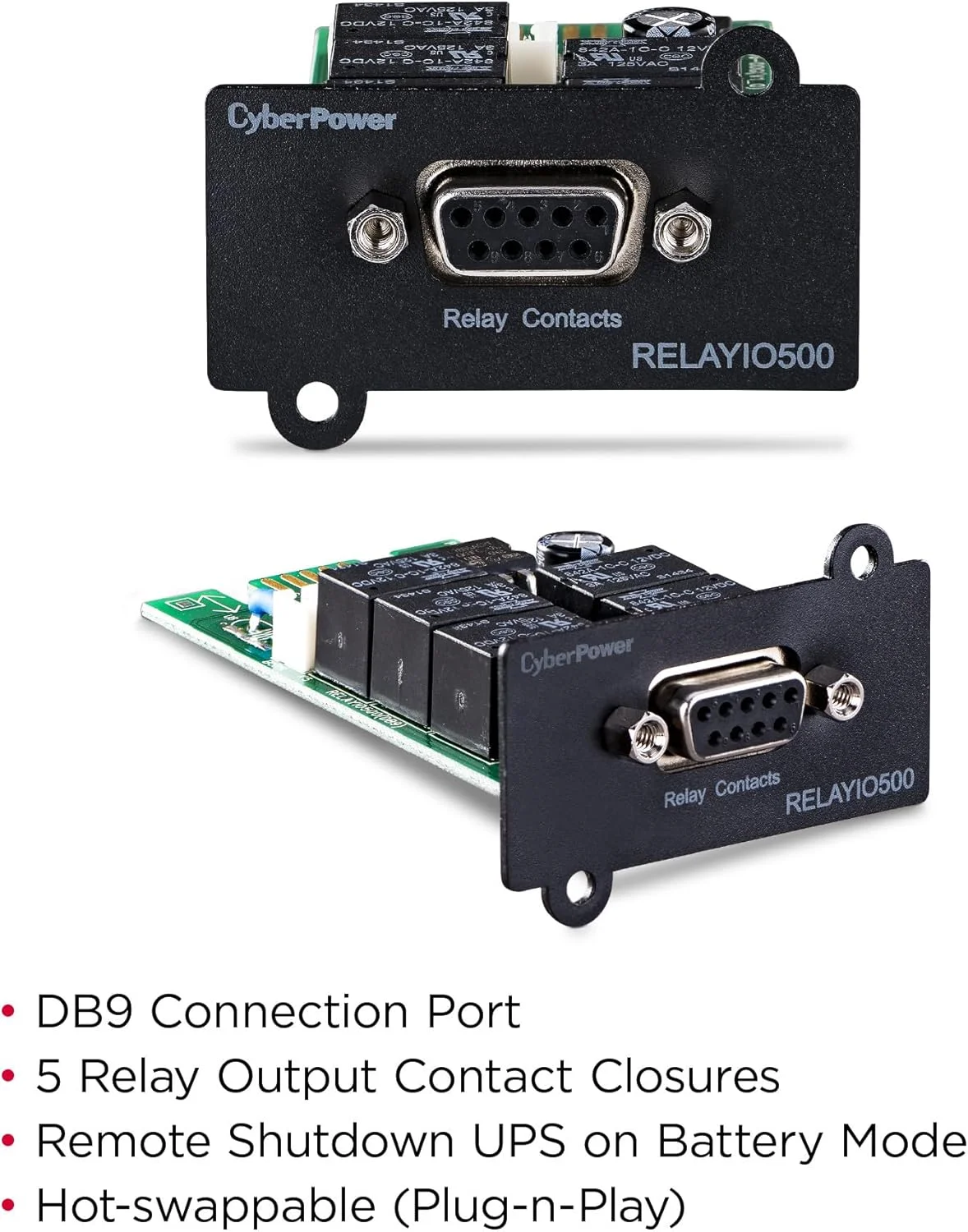 کارت مدیریت شبکه CyberPower RELAYIO500 برای دستگاه و سرور