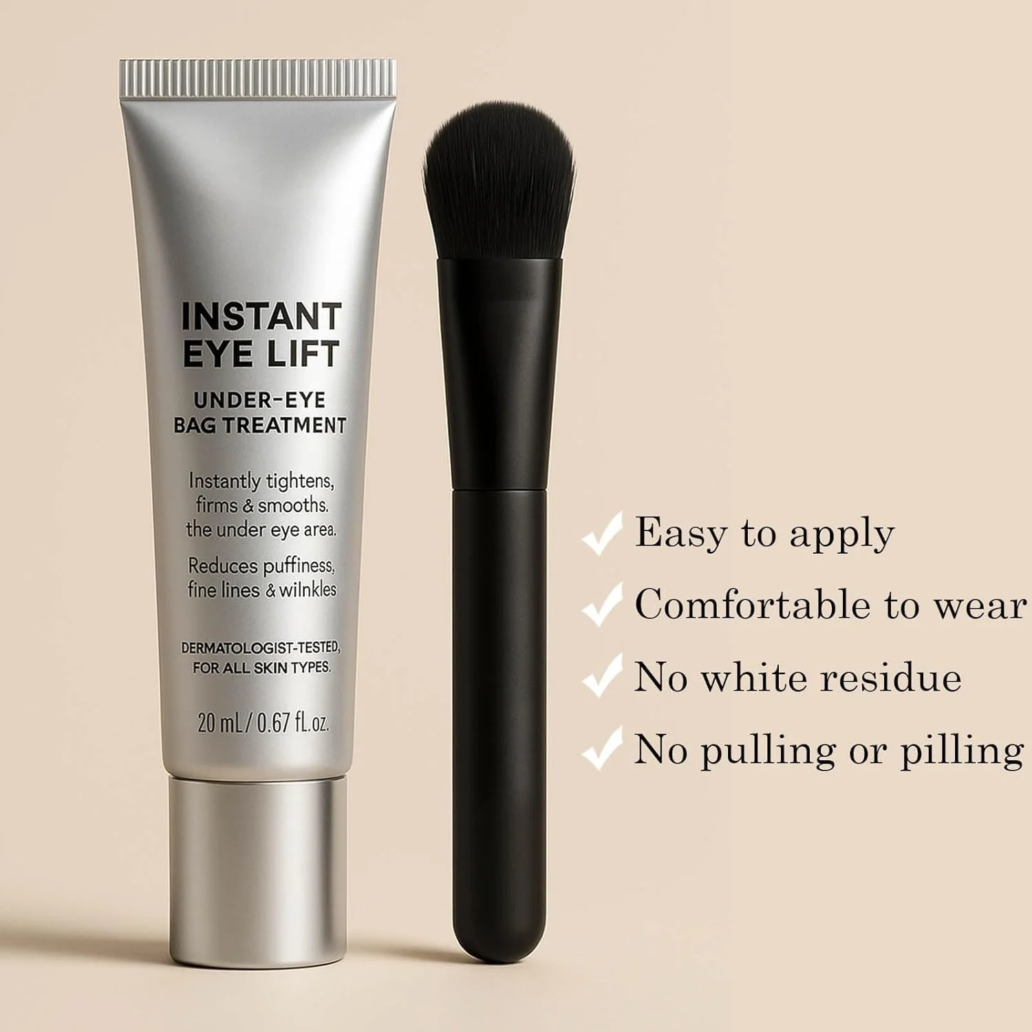 کرم سفت کننده دور چشم پرفکشن LBOYLOVE® – کرم سفت کننده فوری و موقت زیر چشم، فرمول استفاده آسان و پف کردگی، 20 میلی لیتر کرم سفت کننده دور چشم پرفکشن LBOYLOVE® – کرم سفت کننده فوری و موقت زیر چشم، فرمول استفاده آسان و پف کردگی، 20 میلی لیتر