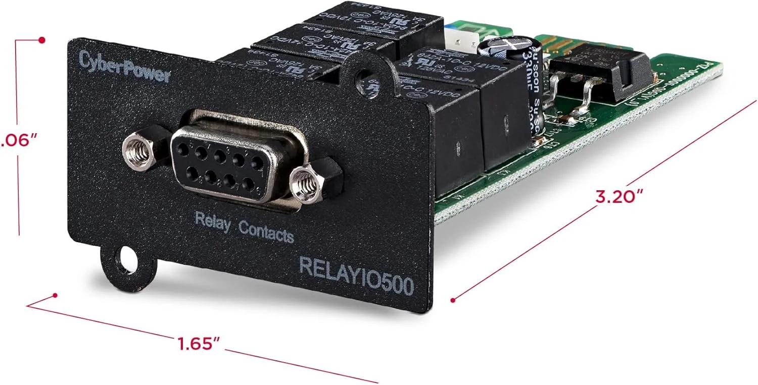 کارت مدیریت شبکه CyberPower RELAYIO500 برای دستگاه و سرور
