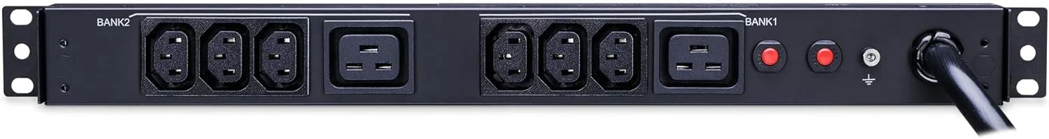 توزیع کننده برق سایبرپاور PDU30BHVT8R، پایه، 208-230 ولت/30 آمپر (کاهش یافته به 24 آمپر)، 8 خروجی، کابل برق 3 متری، نصب در رک 1U توزیع کننده برق سایبرپاور PDU30BHVT8R، پایه، 208-230 ولت/30 آمپر (کاهش یافته به 24 آمپر)، 8 خروجی، کابل برق 3 متری، نصب در رک 1U