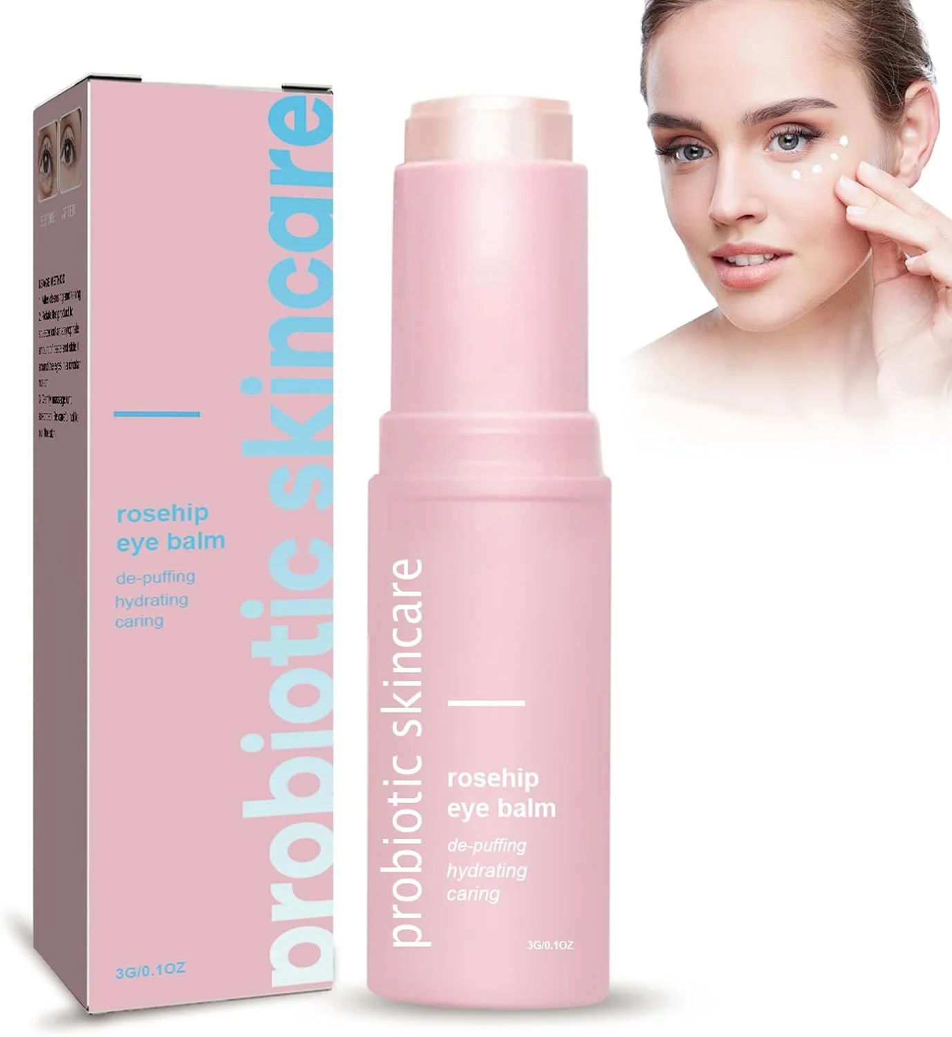 استیک کرم دور چشم مرطوب کننده و آبرسان Zyngkp، کرم بالم دور چشم گل رز، استیک کرم روشن کننده دور چشم، کاهش دهنده چین و چروک ناحیه دور چشم، سیاهی و پف زیر چشم، لیفت خط چشم و ضد پیری استیک کرم دور چشم مرطوب کننده و آبرسان Zyngkp، کرم بالم دور چشم گل رز، استیک کرم روشن کننده دور چشم، کاهش دهنده چین و چروک ناحیه دور چشم، سیاهی و پف زیر چشم، لیفت خط چشم و ضد پیری