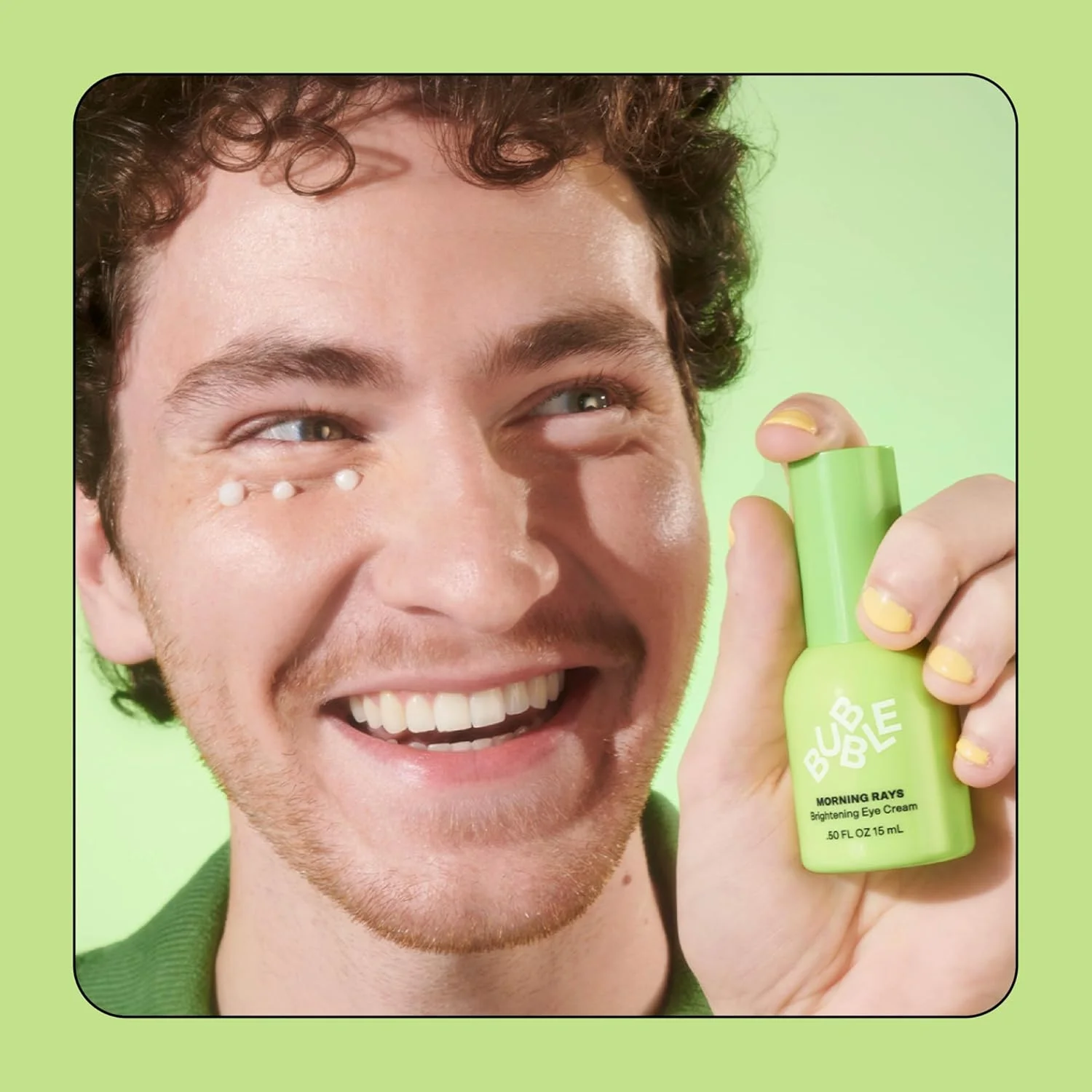 کرم دور چشم روشن کننده Bubble Skincare Morning Rays - کرم دور چشم ویتامین C برای سیاهی و پف زیر چشم - غنی شده با عصاره چای سبز برای آرامش، محافظت و تسکین پوست (15 میلی لیتر) کرم دور چشم روشن کننده Bubble Skincare Morning Rays - کرم دور چشم ویتامین C برای سیاهی و پف زیر چشم - غنی شده با عصاره چای سبز برای آرامش، محافظت و تسکین پوست (15 میلی لیتر)