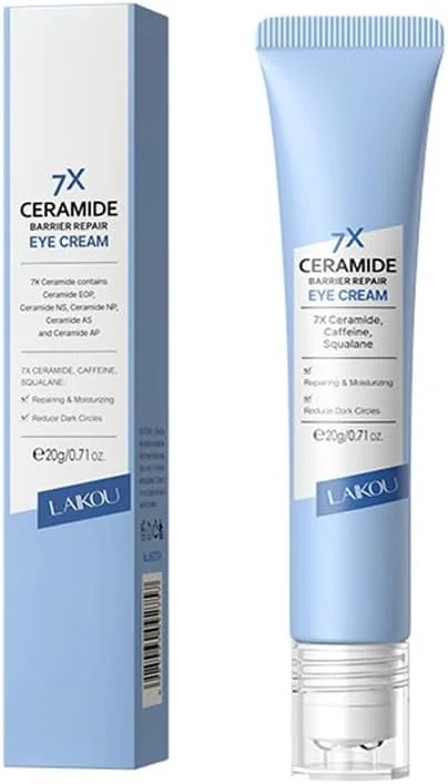 کرم دور چشم سرامید، کرم دور چشم آبرسان و ضد پیری برای چروک، کرم دور چشم حلقه تیره با سر ماساژ، مرطوب کننده دور چشم برای انواع پوست، مناسب برای خانم ها و آقایان کرم دور چشم سرامید، کرم دور چشم آبرسان و ضد پیری برای چروک، کرم دور چشم حلقه تیره با سر ماساژ، مرطوب کننده دور چشم برای انواع پوست، مناسب برای خانم ها و آقایان