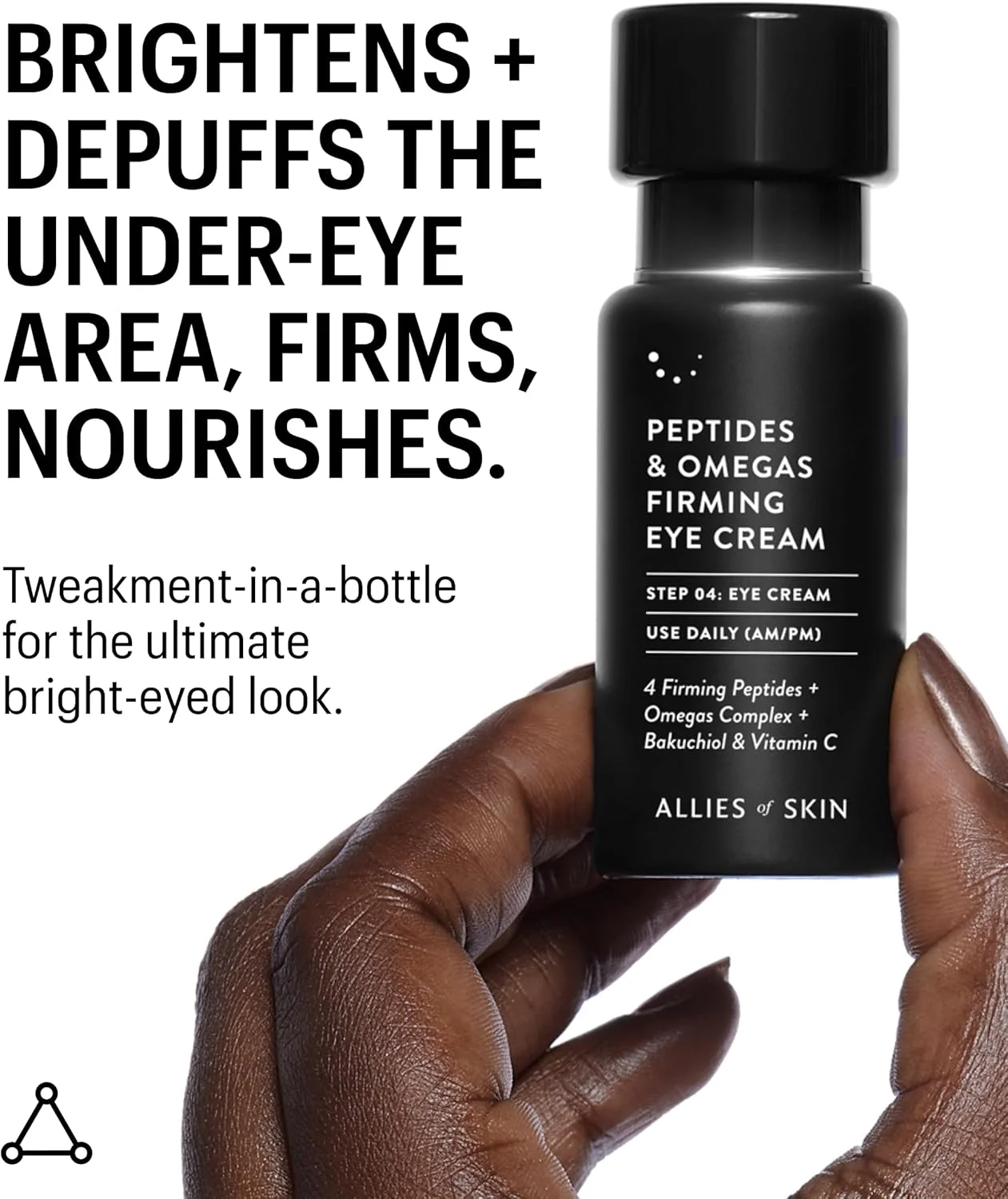 کرم دور چشم سفت کننده پپتیدهای Allies of Skin | مرطوب کننده دور چشم برای حلقه های تیره و پف کردگی | باکوشیول، سرامیدها و ویتامین C برای خطوط ریز و ناحیه زیر چشم | 15 میلی لیتر کرم دور چشم سفت کننده پپتیدهای Allies of Skin | مرطوب کننده دور چشم برای حلقه های تیره و پف کردگی | باکوشیول، سرامیدها و ویتامین C برای خطوط ریز و ناحیه زیر چشم | 15 میلی لیتر