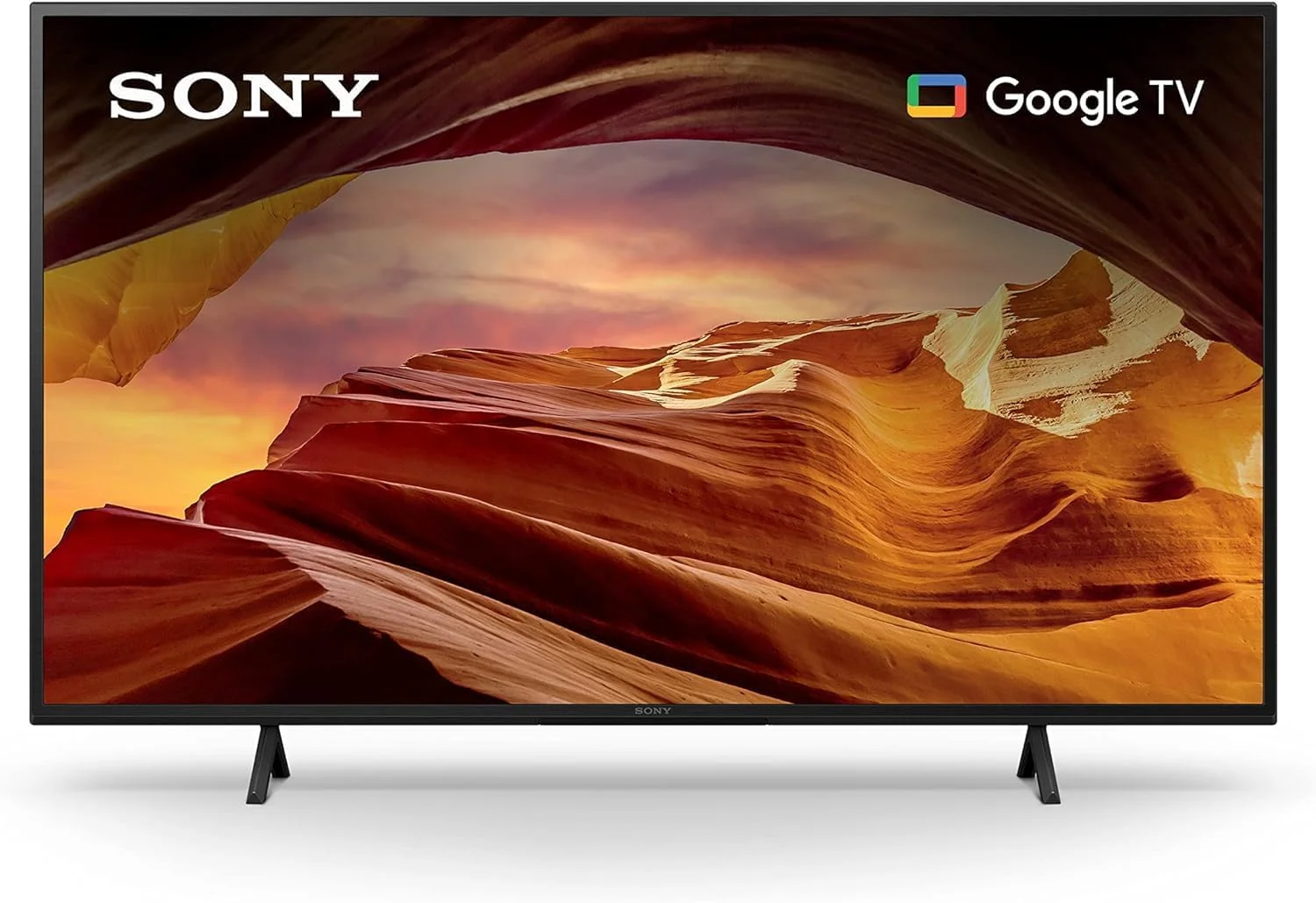 تلویزیون 65 اینچ سونی 4K Ultra HD سری X77L: تلویزیون هوشمند LED Google مدل KD65X77L - جدیدترین مدل، مشکی (بازسازی شده)
