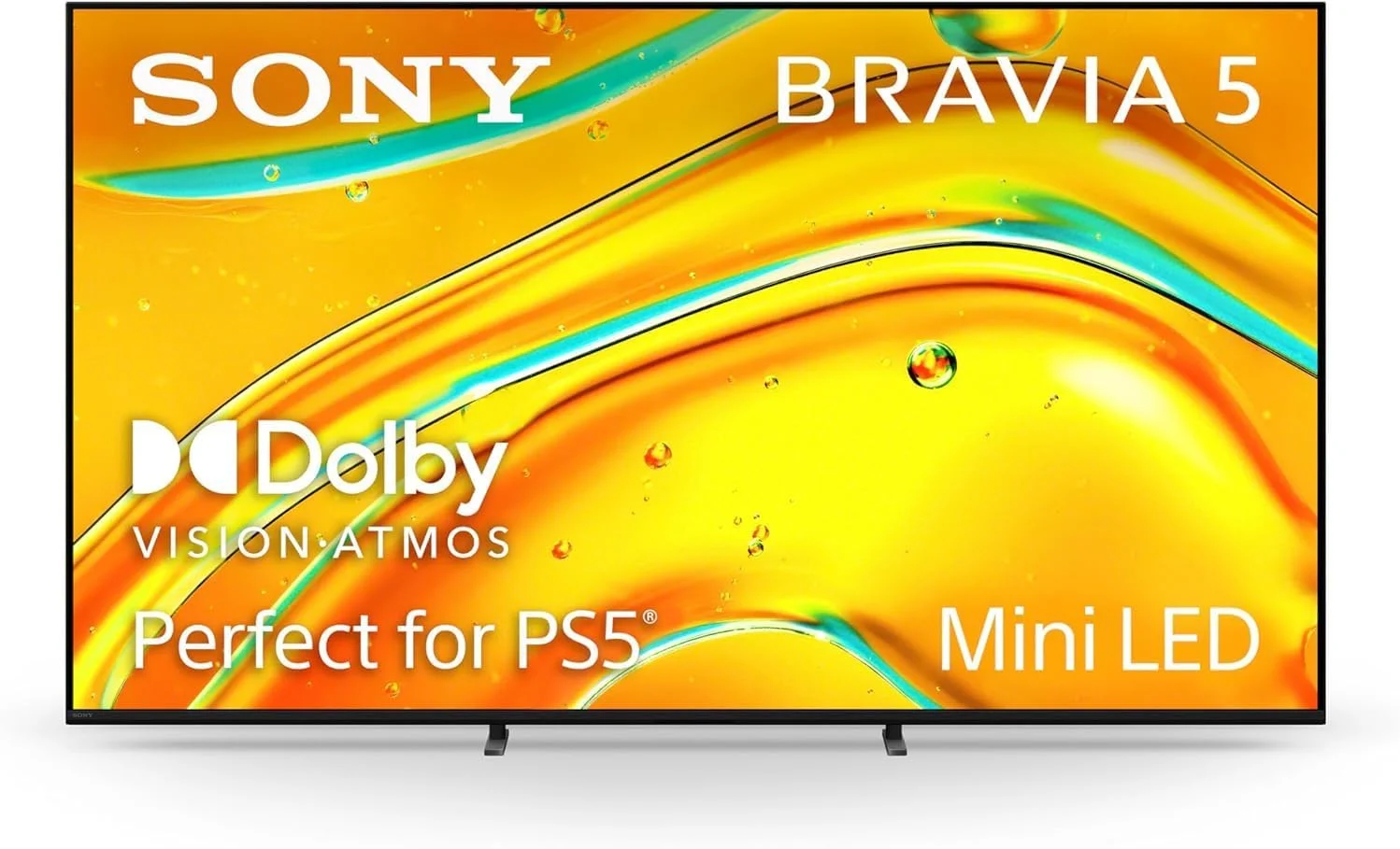 تلویزیون هوشمند 85 اینچی سونی BRAVIA 5 مدل 2025 با تکنولوژی Mini-LED 4K Google TV، پردازنده XR، Dolby Vision/Atmos و نرخ نوسازی 120 هرتز و ویژگی های PS5