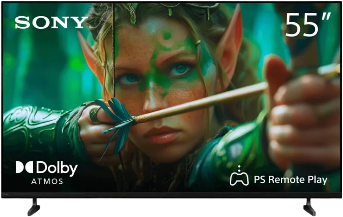 تلویزیون هوشمند 55 اینچی سونی BRAVIA 2 II 4K Ultra HD HDR LED Google TV (مدل 2025) با Dolby Atmos، کنترل صوتی و PS Remote Play - K-55S21DM2