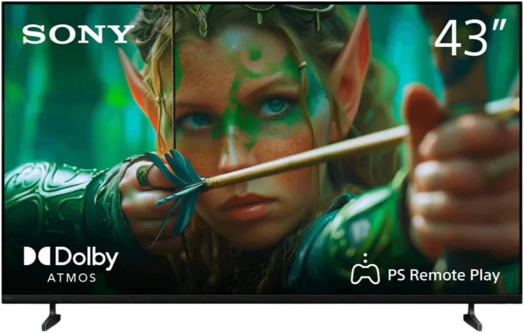 تلویزیون هوشمند 4K Ultra HD HDR LED سونی BRAVIA 2 II سایز 43 اینچ (مدل 2025) با Dolby Atmos، کنترل صوتی و PS Remote Play – K43S20M2
