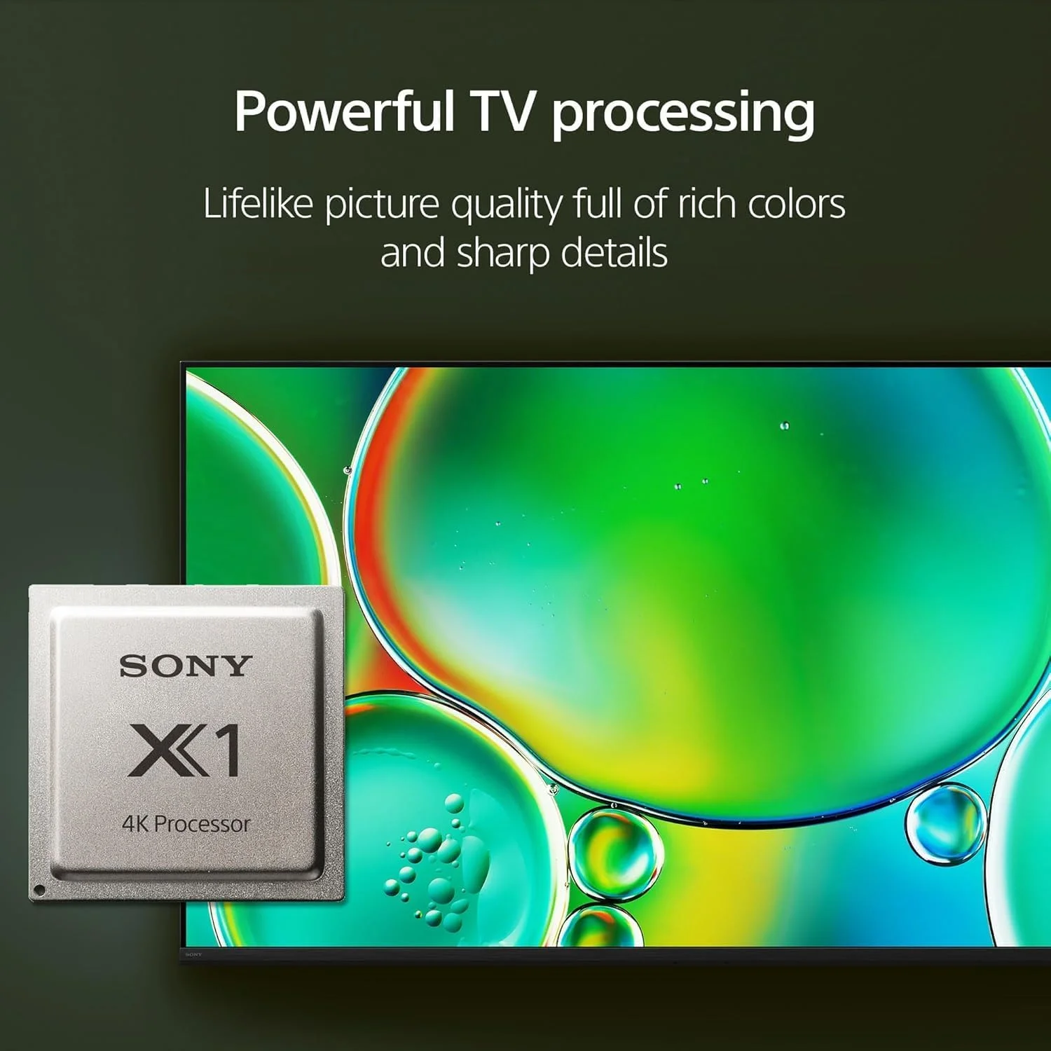 تلویزیون هوشمند 4K Ultra HD HDR LED سونی BRAVIA 2 II سایز 43 اینچ (مدل 2025) با Dolby Atmos، کنترل صوتی و PS Remote Play – K43S20M2