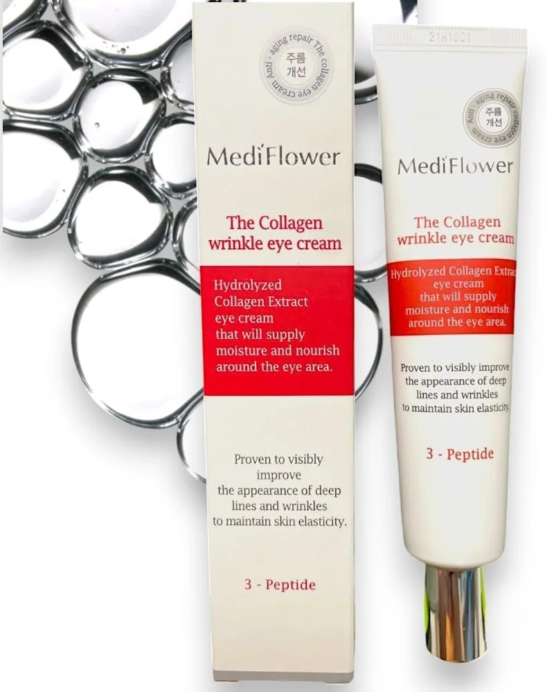 کرم دور چشم ضد چروک کلاژن کره ای برای پوست حساس اطراف چشم با اسید هیالورونیک، آدنوزین و سدیم هیالورونات، کاهش سن و مرطوب کننده قوی، توسط مدی فلاور، ساخت کره کرم دور چشم ضد چروک کلاژن کره ای برای پوست حساس اطراف چشم با اسید هیالورونیک، آدنوزین و سدیم هیالورونات، کاهش سن و مرطوب کننده قوی، توسط مدی فلاور، ساخت کره