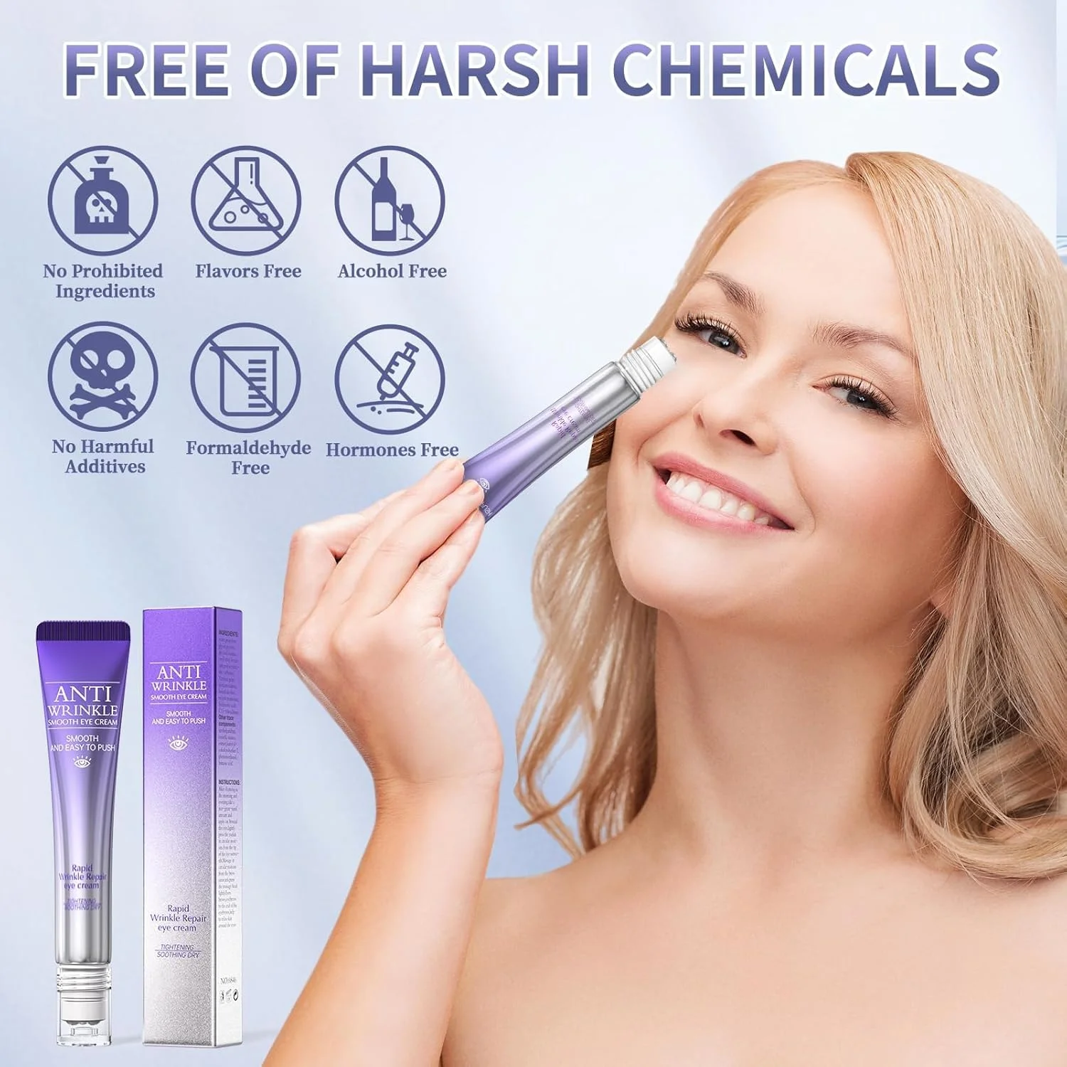 کرم دور چشم رتینول با توپ ماساژور، درمان ضد پیری دور چشم، کاهش تیرگی، پف، خطوط ریز و چین و چروک، سفت کننده و آبرسان ناحیه زیر چشم، شاداب کننده چشم های خسته، درخشش جوانی کرم دور چشم رتینول با توپ ماساژور، درمان ضد پیری دور چشم، کاهش تیرگی، پف، خطوط ریز و چین و چروک، سفت کننده و آبرسان ناحیه زیر چشم، شاداب کننده چشم های خسته، درخشش جوانی