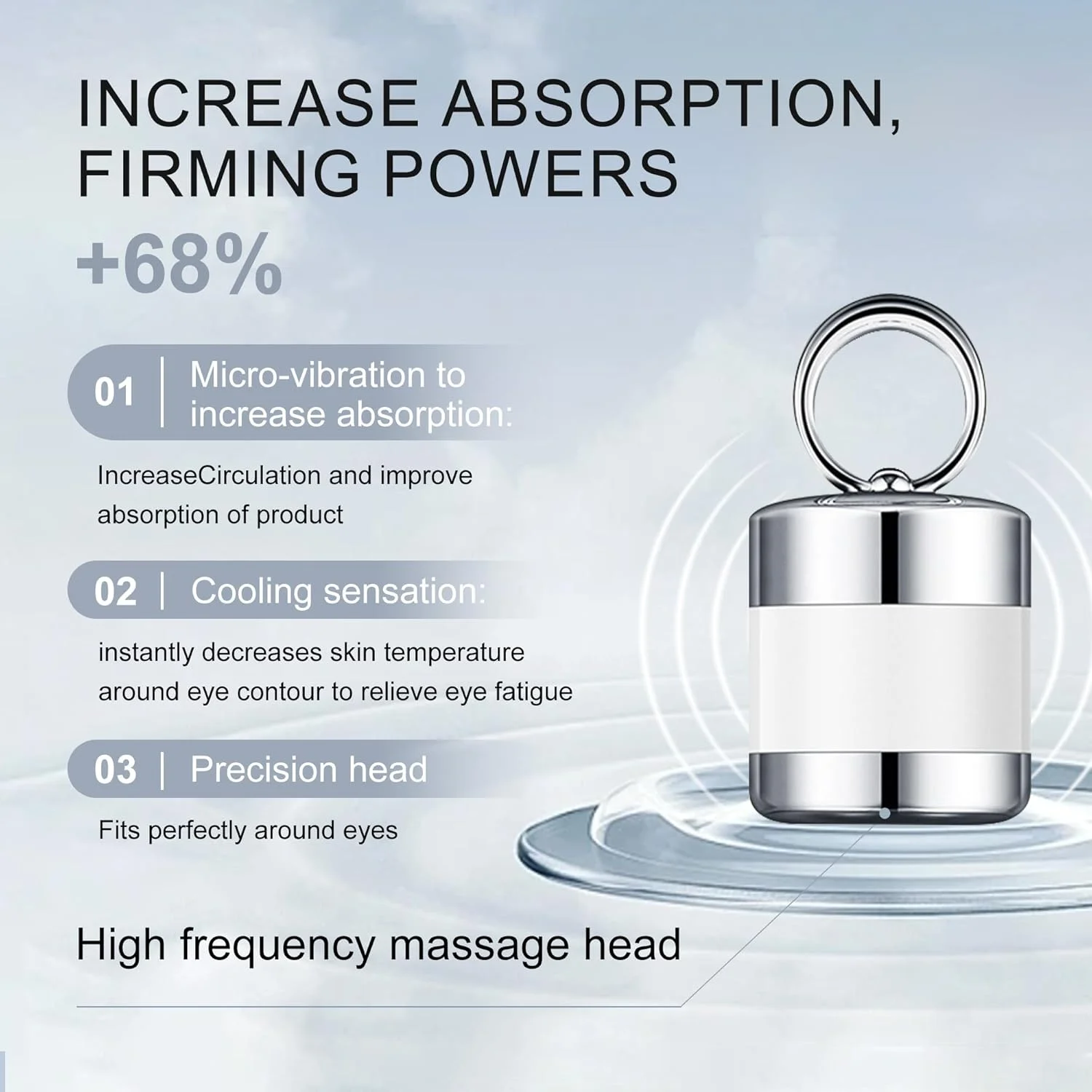 کرم دور چشم ماساژور الکتریکی Ycz برای رفع تیرگی، استحکام و صاف کردن خطوط ریز، رفع خستگی چشم با ویبره ملایم، برای ضد چروک، سفت کننده و مرطوب کننده کرم دور چشم ماساژور الکتریکی Ycz برای رفع تیرگی، استحکام و صاف کردن خطوط ریز، رفع خستگی چشم با ویبره ملایم، برای ضد چروک، سفت کننده و مرطوب کننده