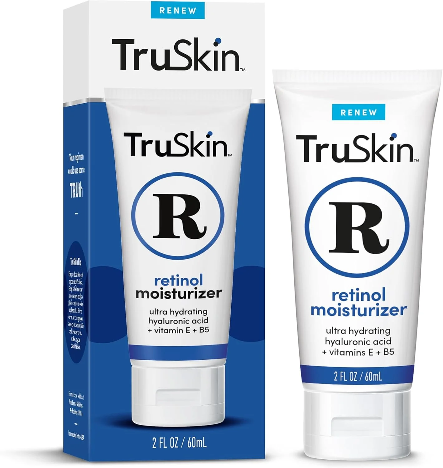 کرم مرطوب کننده صورت و دور چشم TruSkin حاوی رتینول، بهترین برای چین و چروک و خطوط ریز - ویتامین A، E، B5، اسید هیالورونیک، روغن جوجوبا ارگانیک، چای سبز، 60 میلی لیتر کرم مرطوب کننده صورت و دور چشم TruSkin حاوی رتینول، بهترین برای چین و چروک و خطوط ریز - ویتامین A، E، B5، اسید هیالورونیک، روغن جوجوبا ارگانیک، چای سبز، 60 میلی لیتر