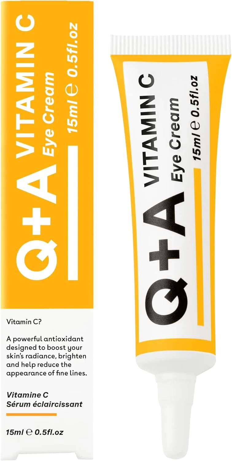 کرم دور چشم ویتامین C کیو اند ای | 15 میلی لیتر | فرمول روشن کننده و مغذی حاوی ویتامین C، عصاره گیلاس و گلیکوژن کرم دور چشم ویتامین C کیو اند ای | 15 میلی لیتر | فرمول روشن کننده و مغذی حاوی ویتامین C، عصاره گیلاس و گلیکوژن