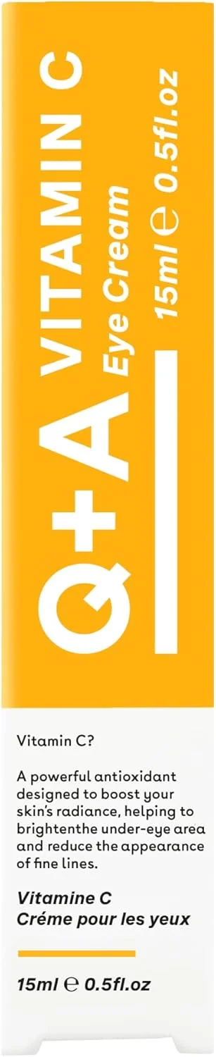 کرم دور چشم ویتامین C کیو اند ای | 15 میلی لیتر | فرمول روشن کننده و مغذی حاوی ویتامین C، عصاره گیلاس و گلیکوژن کرم دور چشم ویتامین C کیو اند ای | 15 میلی لیتر | فرمول روشن کننده و مغذی حاوی ویتامین C، عصاره گیلاس و گلیکوژن