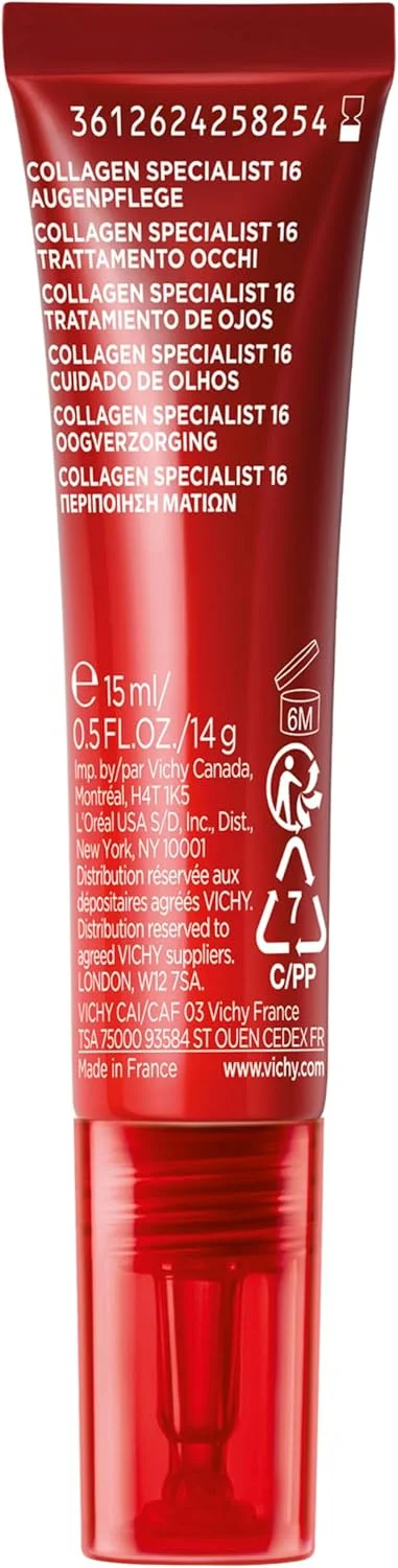 کرم دور چشم ضد پیری ویشی Liftactiv Collagen Specialist حجم 15 میلی لیتر کرم دور چشم ضد پیری ویشی Liftactiv Collagen Specialist حجم 15 میلی لیتر