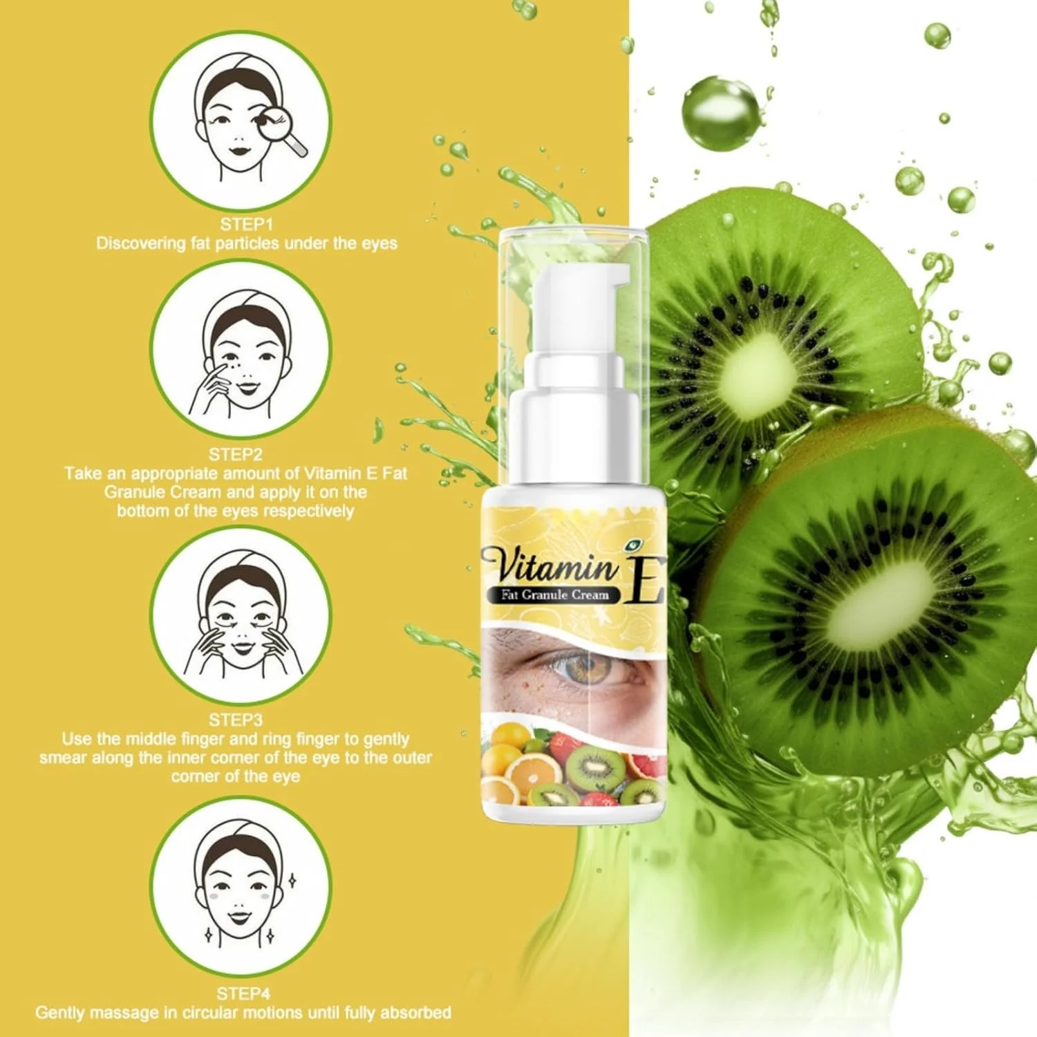 کرم مغذی ویتامین E برای دور چشم - 30 گرم، کرم مغذی برای مراقبت از چشم، ترمیم کننده پوست و کاهش دهنده دانه های چربی زیر چشم، فرمول مرطوب کننده برای بهبود ناحیه دور چشم، افزایش سلامت و زیبایی چشم کرم مغذی ویتامین E برای دور چشم - 30 گرم، کرم مغذی برای مراقبت از چشم، ترمیم کننده پوست و کاهش دهنده دانه های چربی زیر چشم، فرمول مرطوب کننده برای بهبود ناحیه دور چشم، افزایش سلامت و زیبایی چشم