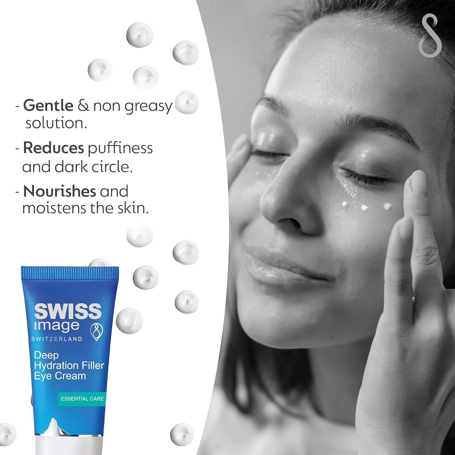 کرم دور چشم Swiss Image برای آبرسانی عمیق حاوی نیاسینامید 15 میلی لیتر | کاهش تیرگی، پف و خطوط ریز | روشن کننده و سفت کننده ناحیه حساس زیر چشم | مناسب برای انواع پوست | ساخت سوئیس کرم دور چشم Swiss Image برای آبرسانی عمیق حاوی نیاسینامید 15 میلی لیتر | کاهش تیرگی، پف و خطوط ریز | روشن کننده و سفت کننده ناحیه حساس زیر چشم | مناسب برای انواع پوست | ساخت سوئیس