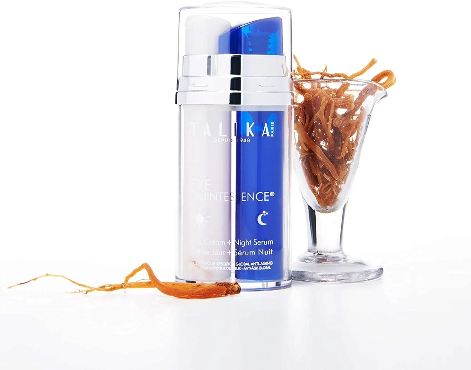 دوتایی مراقبت از دور چشم تالیکا، کرم روز و سرم شب، مراقبت ضد پیری دور چشم، درمان دور چشم روز و شب 2 X 10 میلی لیتر دوتایی مراقبت از دور چشم تالیکا، کرم روز و سرم شب، مراقبت ضد پیری دور چشم، درمان دور چشم روز و شب 2 X 10 میلی لیتر