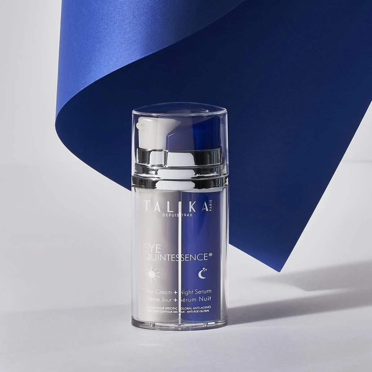 دوتایی مراقبت از دور چشم تالیکا، کرم روز و سرم شب، مراقبت ضد پیری دور چشم، درمان دور چشم روز و شب 2 X 10 میلی لیتر دوتایی مراقبت از دور چشم تالیکا، کرم روز و سرم شب، مراقبت ضد پیری دور چشم، درمان دور چشم روز و شب 2 X 10 میلی لیتر