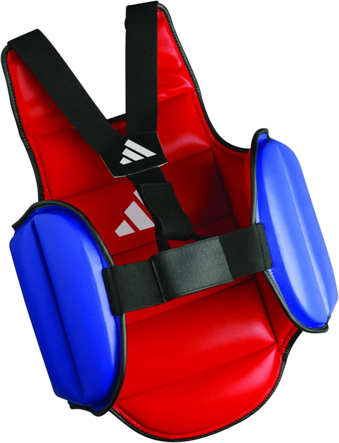 محافظ سینه بوکس برگشت پذیر آدیداس، سایز کوچک، قرمز/آبی محافظ سینه بوکس برگشت پذیر آدیداس، سایز کوچک، قرمز/آبی
