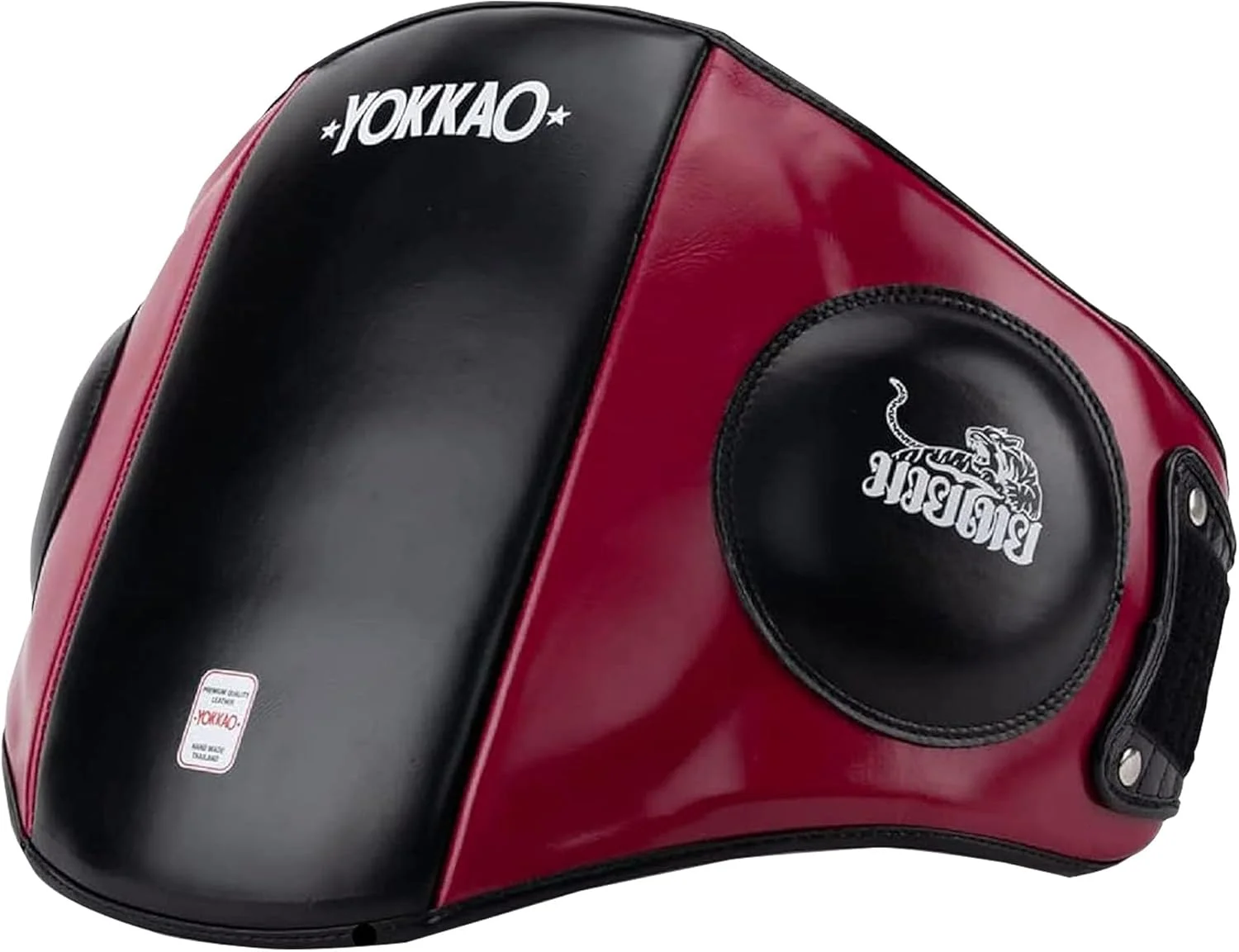 محافظ شکم یوکائو، چرم گاوی درجه یک، مشکی/صورتی گیلاسی