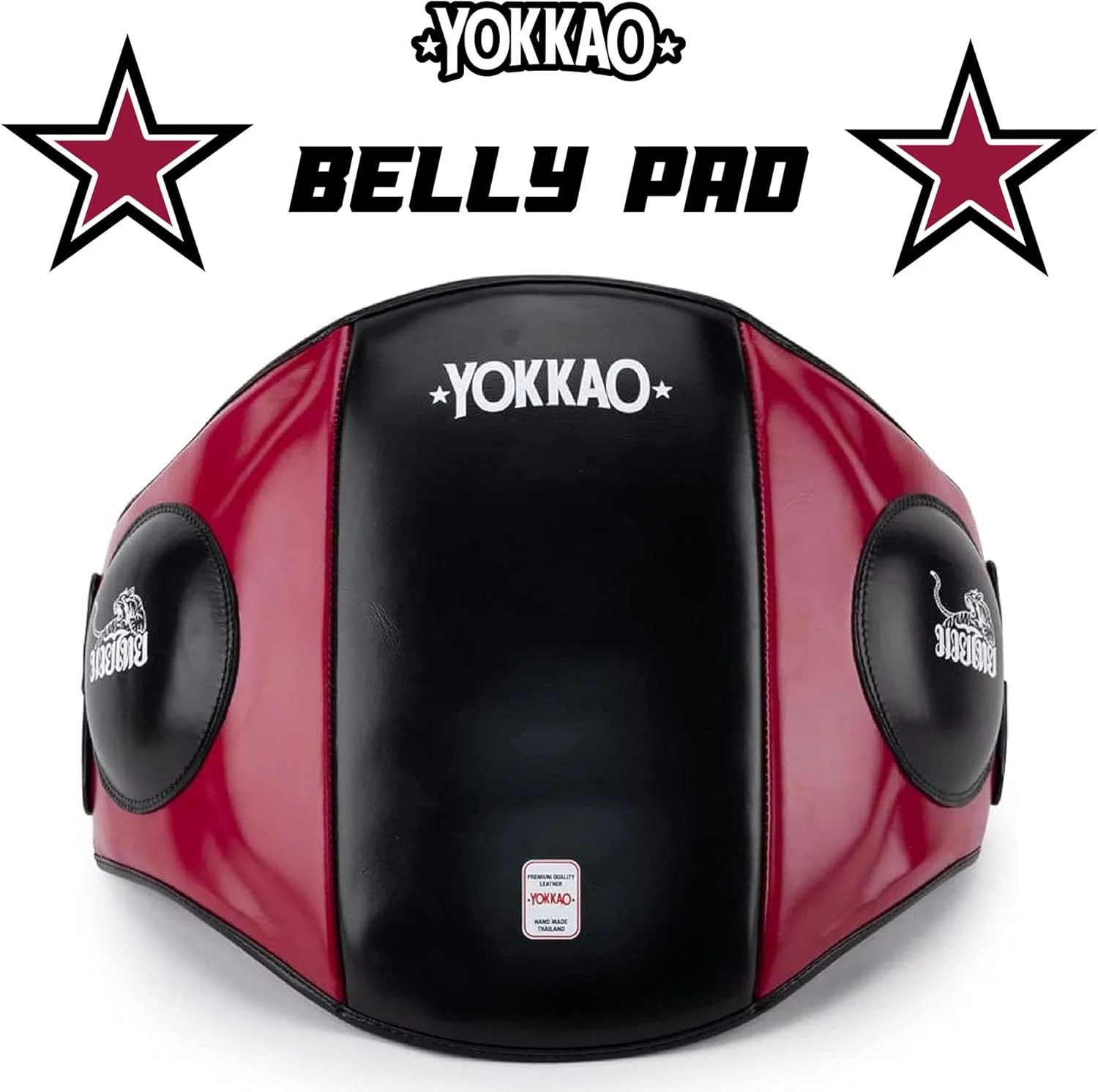 محافظ شکم یوکائو، چرم گاوی درجه یک، مشکی/صورتی گیلاسی