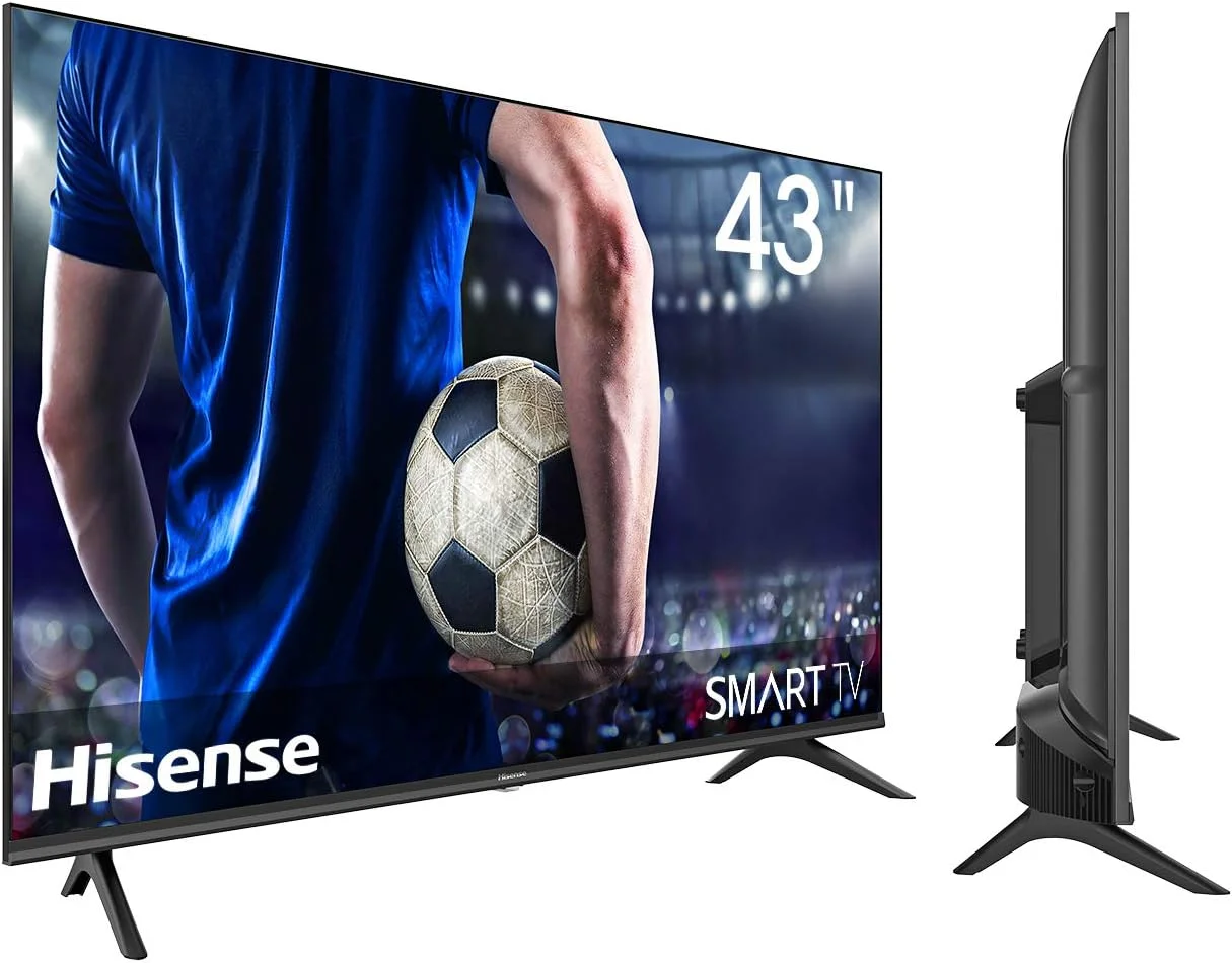 تلویزیون هوشمند 43 اینچ Hisense FHD با Netflix، Youtube، Prime Video، صدای Dolby و طراحی بدون حاشیه مدل - 43S4 (2022-23)