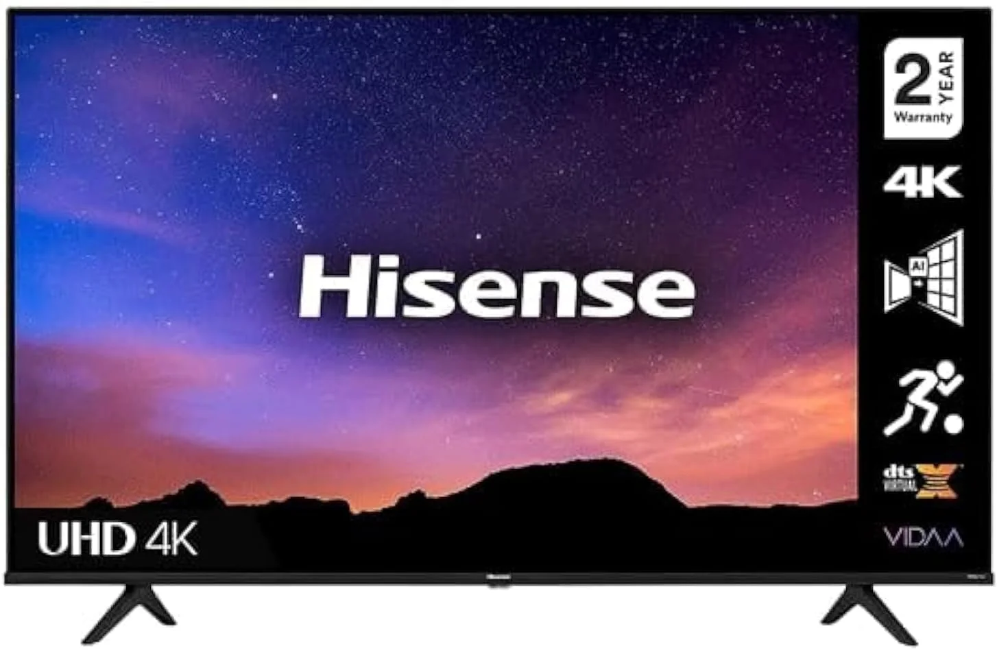 تلویزیون هوشمند هایسنس 4K UHD DLED سایز 43 اینچ مدل 43A61K (مدل 2023)