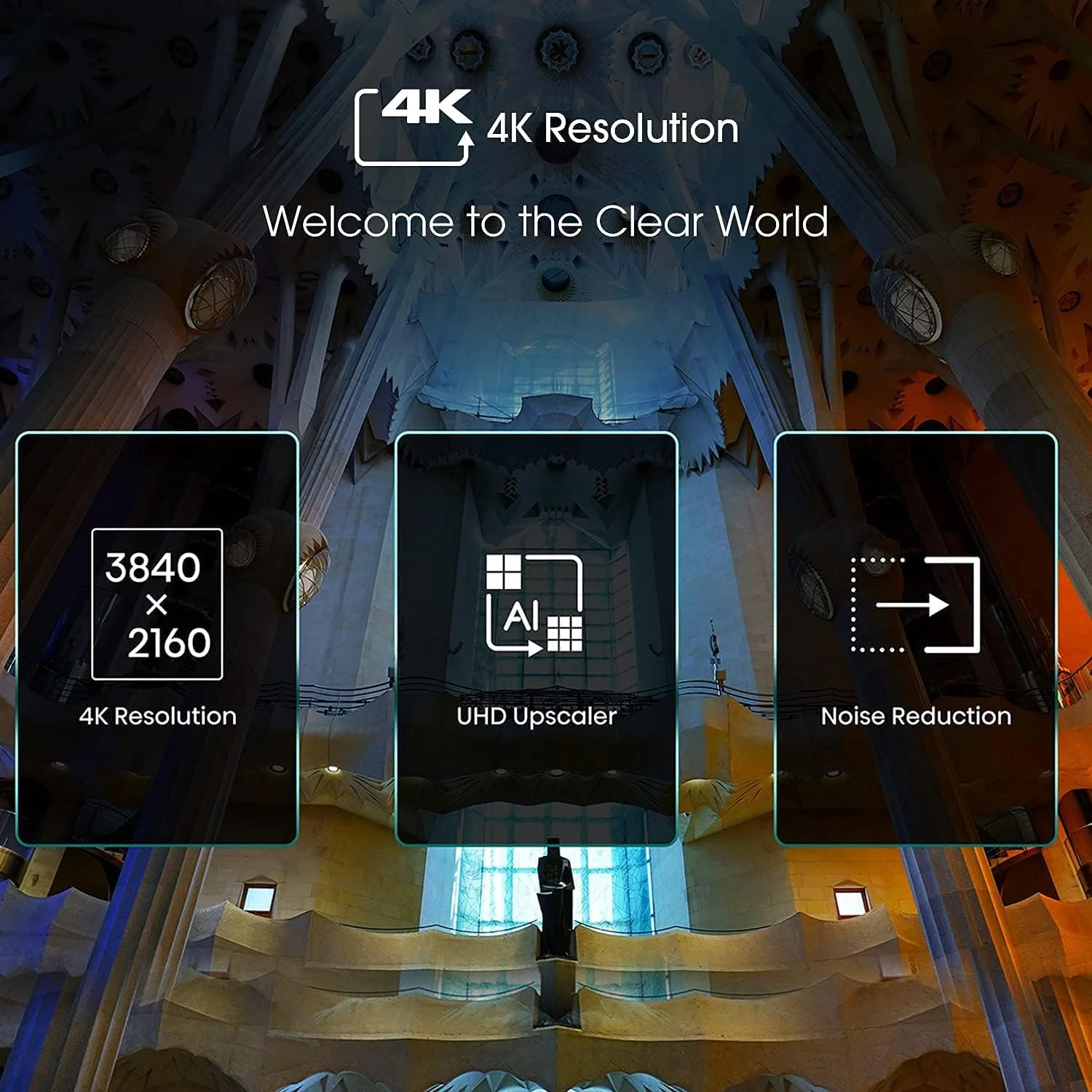 تلویزیون هوشمند هایسنس 43 اینچ 4K UHD، با Dolby Vision HDR، DTS Virtual X، یوتیوب، نتفلیکس، Freeview Play و الکسا، بلوتوث و وای فای مدل مشکی 43A61GTUK تلویزیون هوشمند هایسنس 43 اینچ 4K UHD، با Dolby Vision HDR، DTS Virtual X، یوتیوب، نتفلیکس، Freeview Play و الکسا، بلوتوث و وای فای مدل مشکی 43A61GTUK