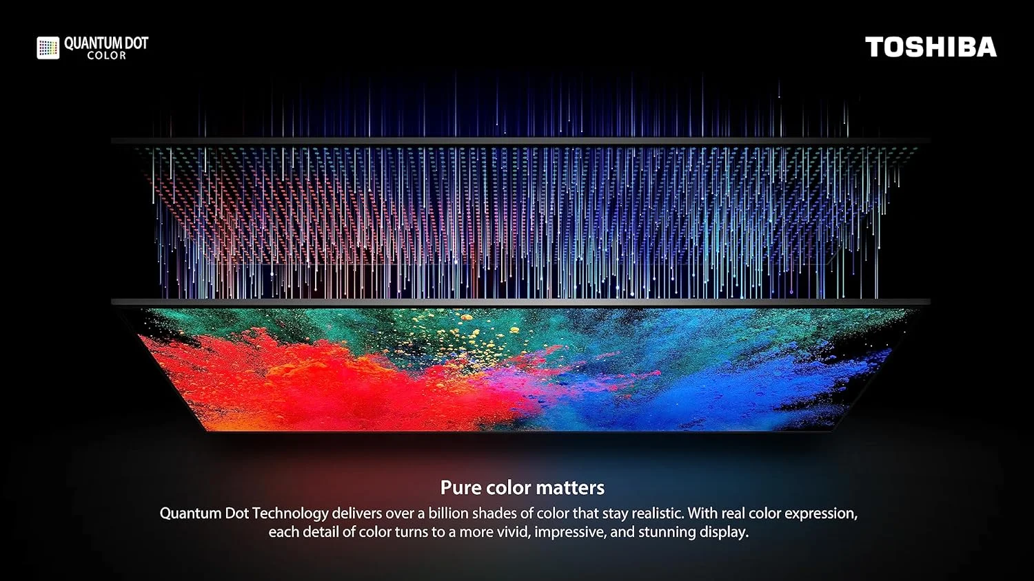 تلویزیون هوشمند ال ای دی 55 اینچ 4K QLED UHD توشیبا مدل 55M550LW (مدل 2023) با موتور REGZA تلویزیون هوشمند ال ای دی 55 اینچ 4K QLED UHD توشیبا مدل 55M550LW (مدل 2023) با موتور REGZA