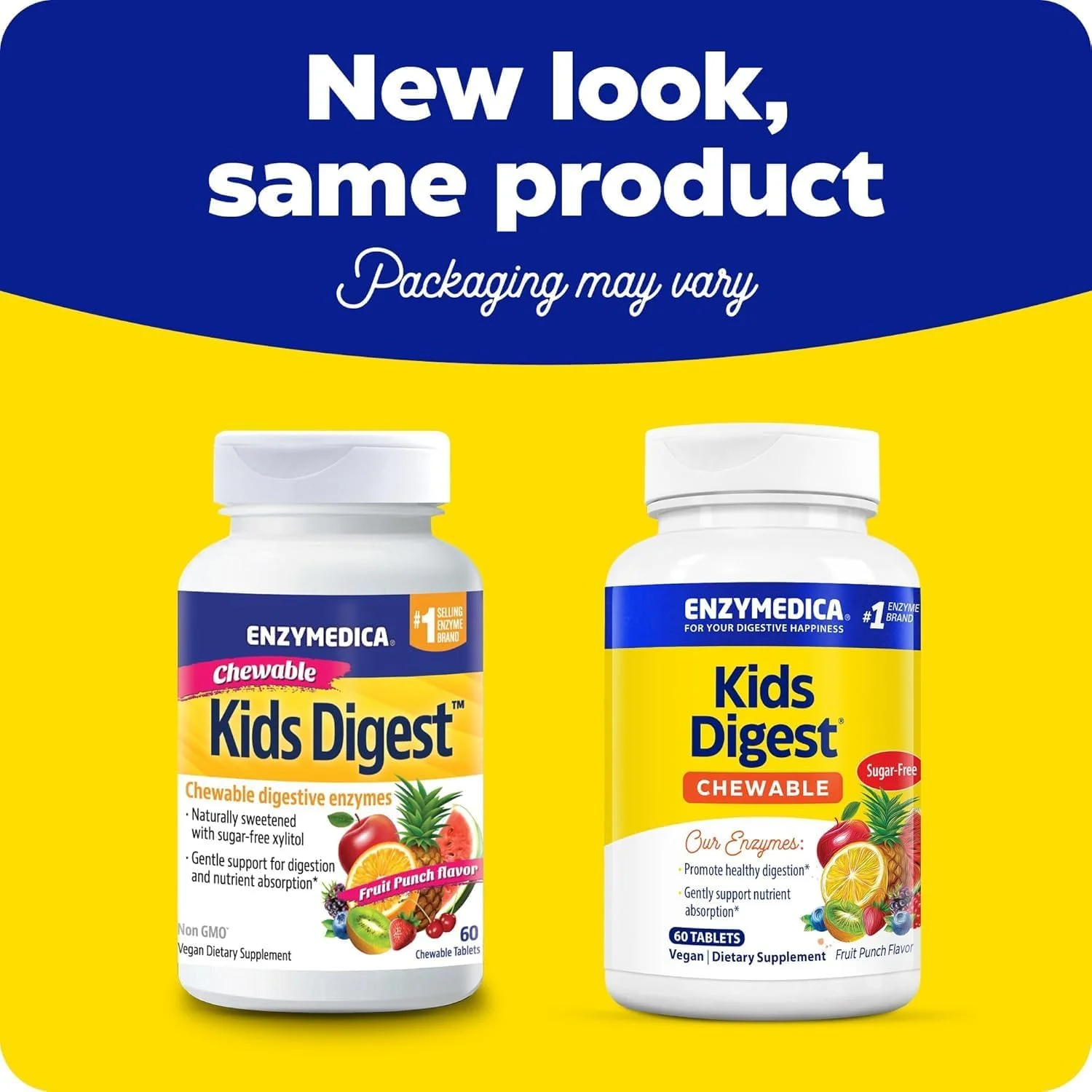 ENZYMEDICA Kids Digest، 60 قرص جویدنی ENZYMEDICA Kids Digest، 60 قرص جویدنی