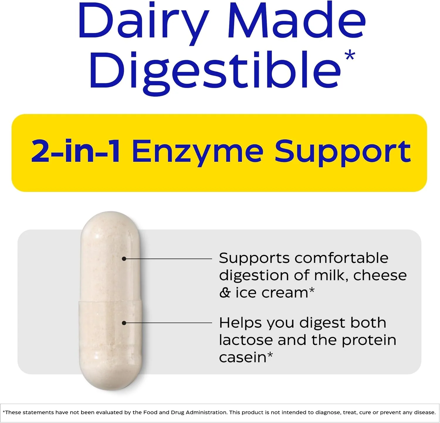 Enzymedica, DairyAssist، پشتیبانی آنزیمی برای تسکین مشکلات گوارشی ناشی از عدم تحمل لاکتوز، 30 کپسول Enzymedica, DairyAssist، پشتیبانی آنزیمی برای تسکین مشکلات گوارشی ناشی از عدم تحمل لاکتوز، 30 کپسول