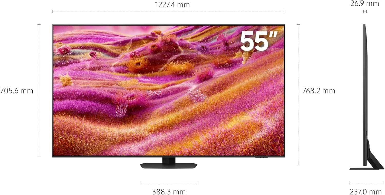 تلویزیون 55 اینچ Neo QLED سامسونگ، QN90F، 4K، Mini LED، پردازنده NQ4 AI Gen3، ارتقاء کیفیت تصویر 4K AI Pro، بدون بازتاب نور، Neo Quantum HDR+، تلویزیون هوشمند Samsung Vision AI، QA55QN90FAUXZN (نسخه 2025 - امارات) تلویزیون 55 اینچ Neo QLED سامسونگ، QN90F، 4K، Mini LED، پردازنده NQ4 AI Gen3، ارتقاء کیفیت تصویر 4K AI Pro، بدون بازتاب نور، Neo Quantum HDR+، تلویزیون هوشمند Samsung Vision AI، QA55QN90FAUXZN (نسخه 2025 - امارات)