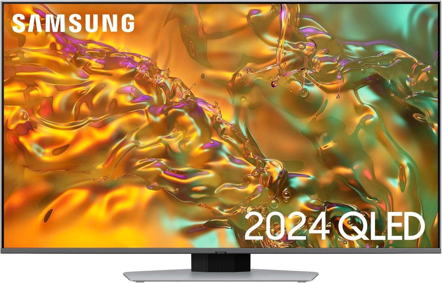 تلویزیون 50 اینچ سامسونگ Q80D QLED 4K (بازسازی شده)، آرایه کامل مستقیم، پردازنده NG4 AI Gen2، دالبی اتموس، Motion Xcelerator 120 هرتز، Quantum HDR+ تلویزیون 50 اینچ سامسونگ Q80D QLED 4K (بازسازی شده)، آرایه کامل مستقیم، پردازنده NG4 AI Gen2، دالبی اتموس، Motion Xcelerator 120 هرتز، Quantum HDR+