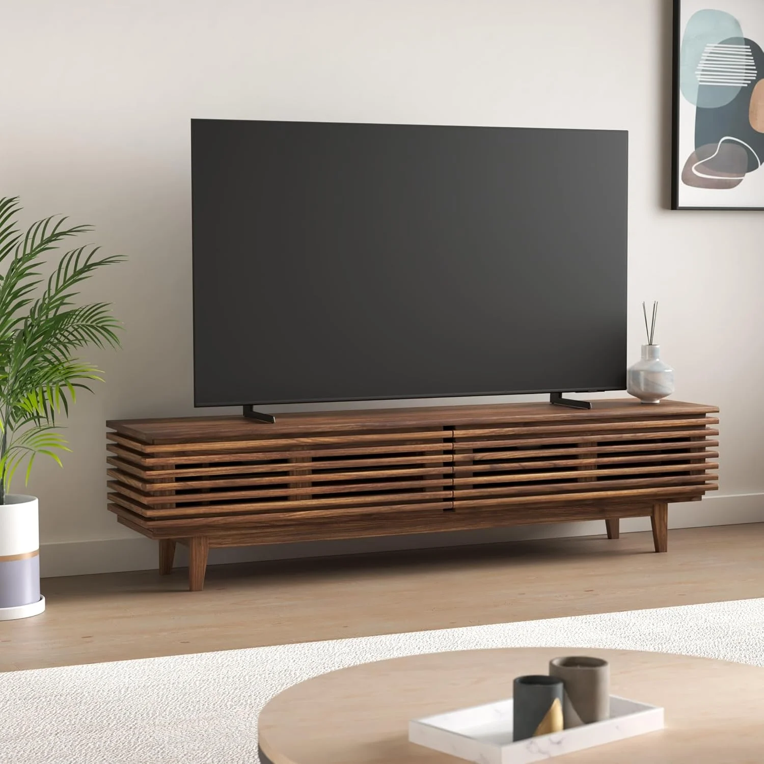 تلویزیون هوشمند سامسونگ، QLED، 55 اینچ، خاکستری تیتانیوم، Quantum Dot، HDR10+، AirSlim، Smart Hub، QA55Q60C - نسخه بین المللی 2023 تلویزیون هوشمند سامسونگ، QLED، 55 اینچ، خاکستری تیتانیوم، Quantum Dot، HDR10+، AirSlim، Smart Hub، QA55Q60C - نسخه بین المللی 2023